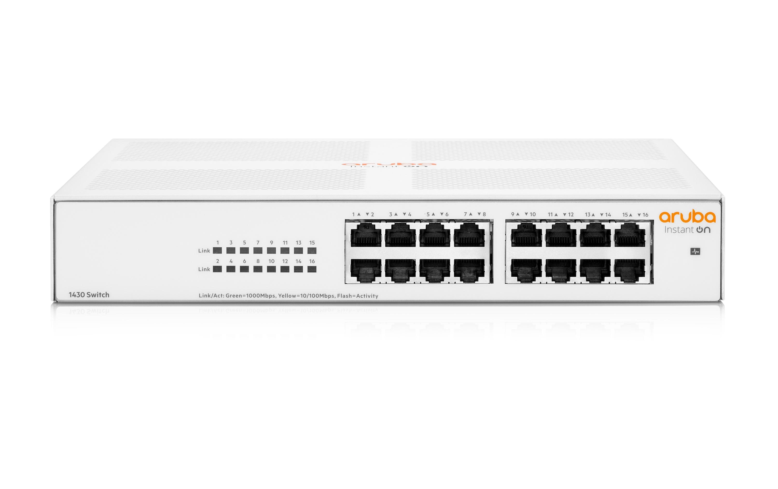 HPE Aruba Networking Switch Instant On 1430-16G 16 Port