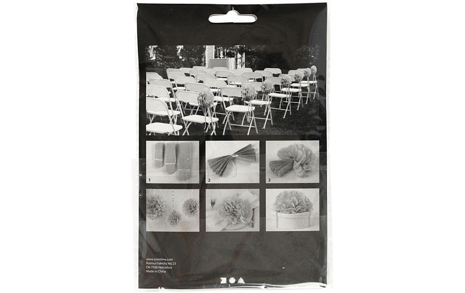 Creativ Company Pompons 20 + 24 + 30 cm 3 Stück, Blau