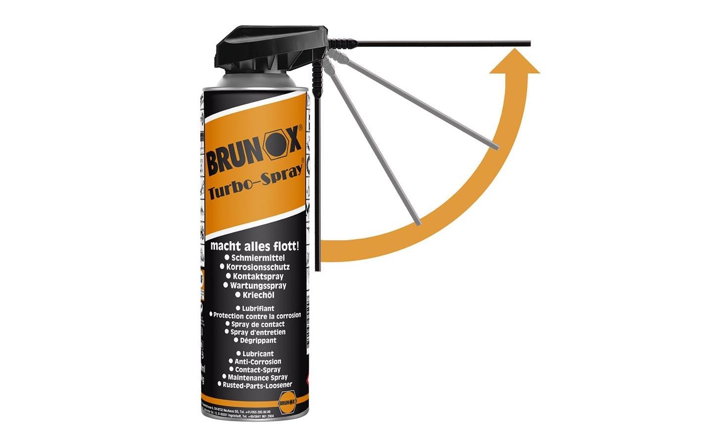 Brunox Multifunktionsöl Turbo-Spray Power-Click 500 ml
