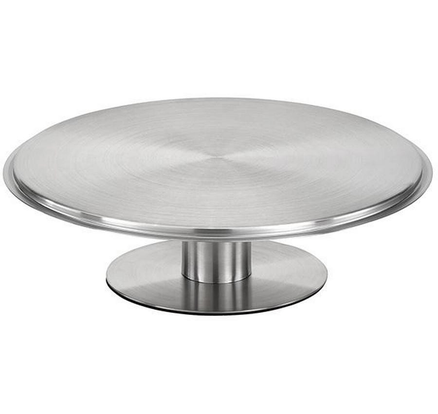 APS Servier- und Tortenplatte 30.5 cm, Silber