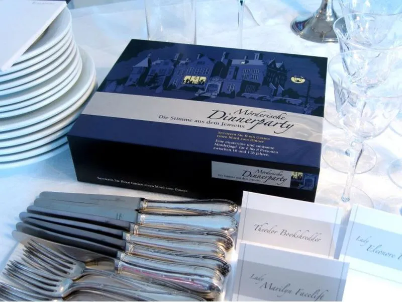 Blaubart Verlag Partyspiel Dinnerparty: Stimme aus dem Jenseits Blaubart Verlag Partyspiel Dinnerparty: Stimme aus dem Jenseits