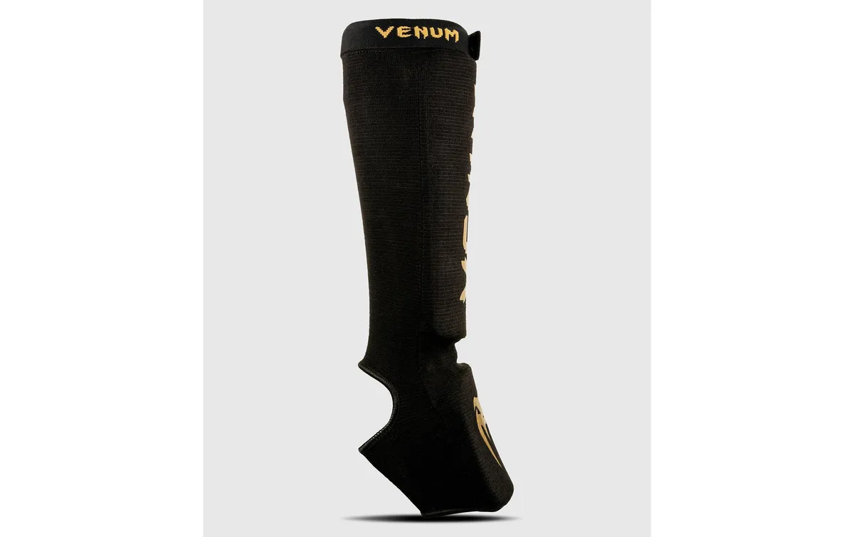 Venum Kontact Shin Guards Gold/Schwarz, L Venum Kontact Shin Guards Gold/Schwarz, L