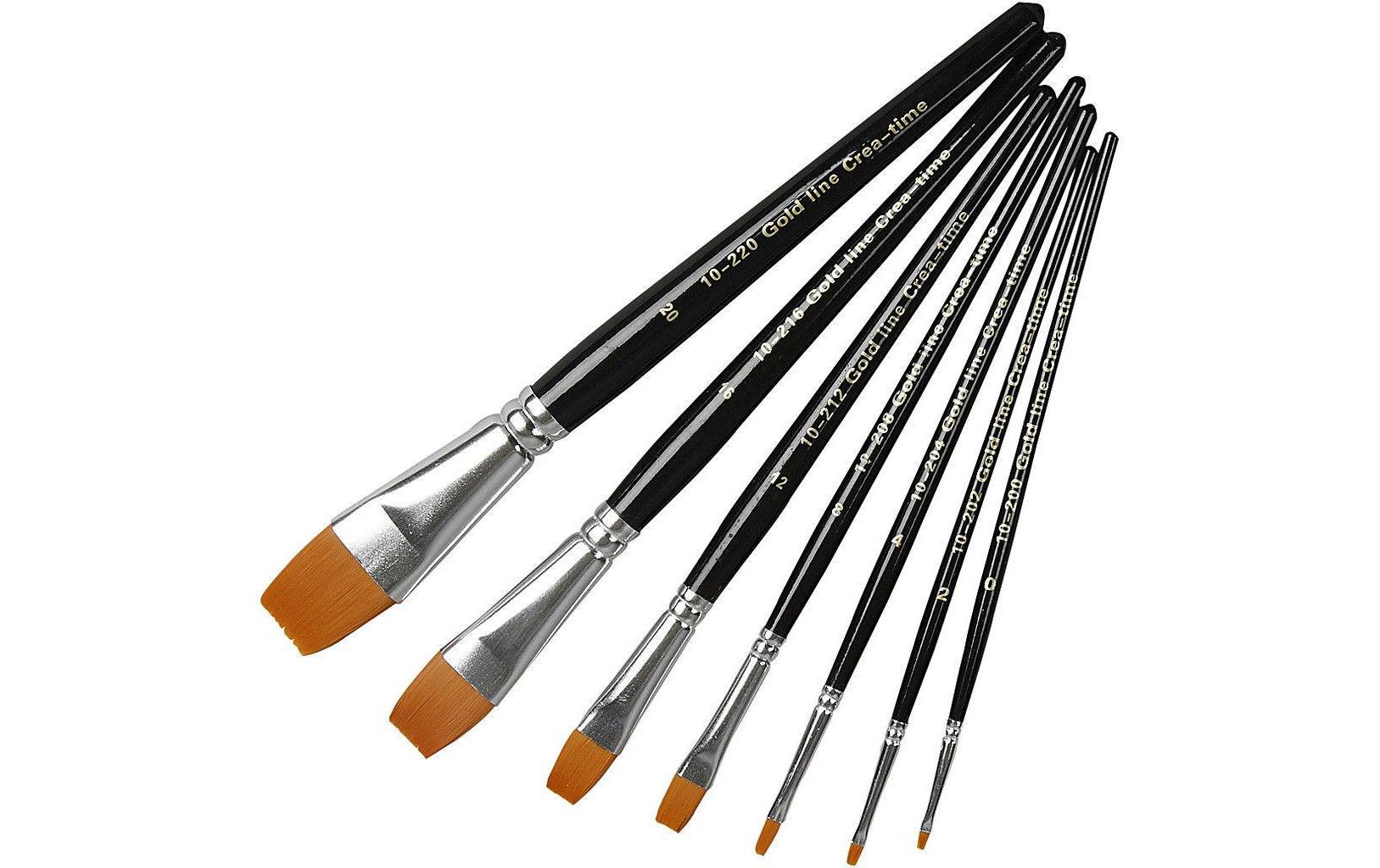 Creativ Company Nylonhaarpinsel Universal 7 Stück Creativ Company Nylonhaarpinsel Universal 7 Stück