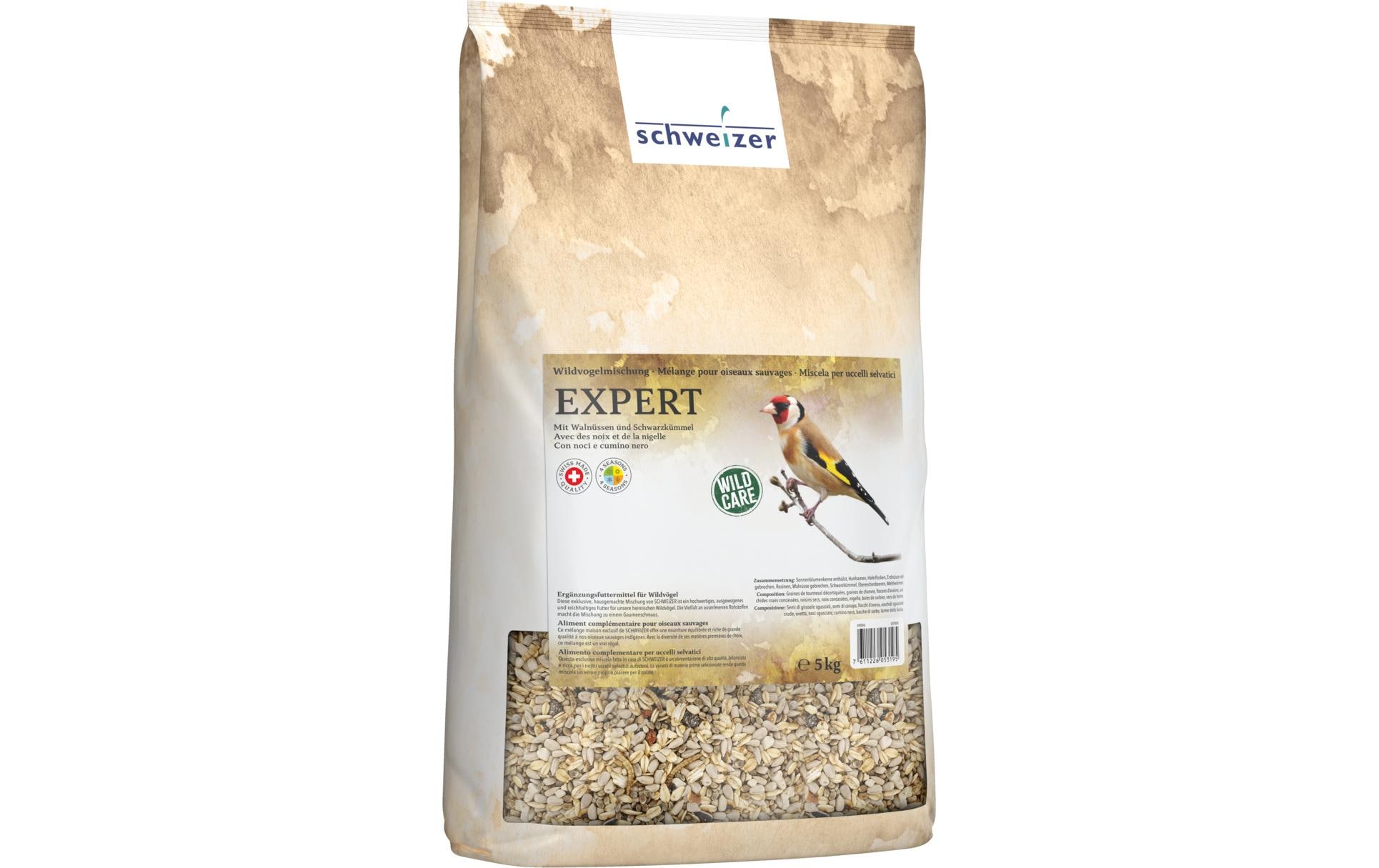 Eric Schweizer Vogelfutter Wildvogelmischung Expert 5 kg Eric Schweizer Vogelfutter Wildvogelmischung Expert 5 kg