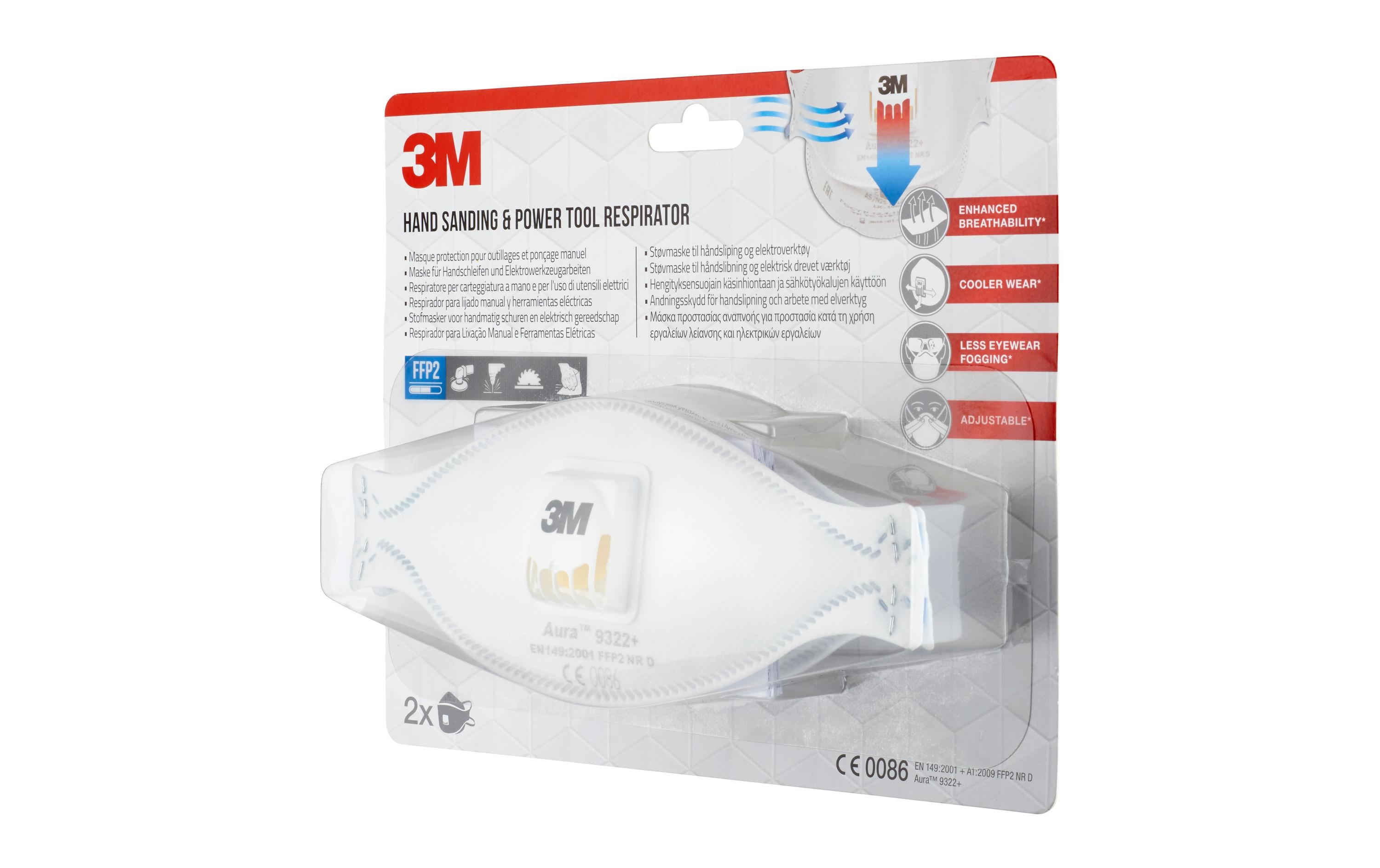 3M Feinstaubmaske 9322+ FFP2