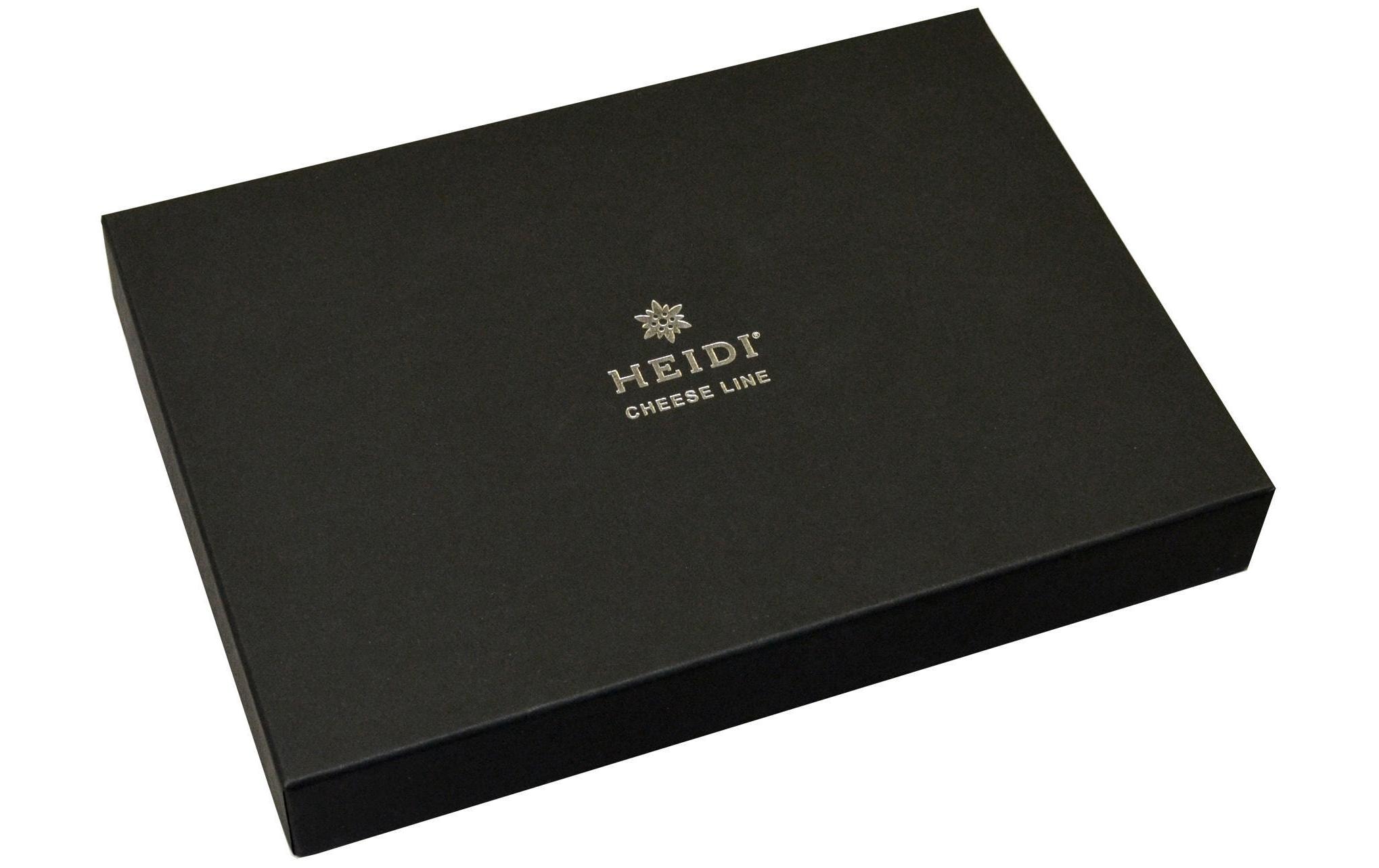 Heidi Cheese Line Käsemesser Set 5-teilig, Silber