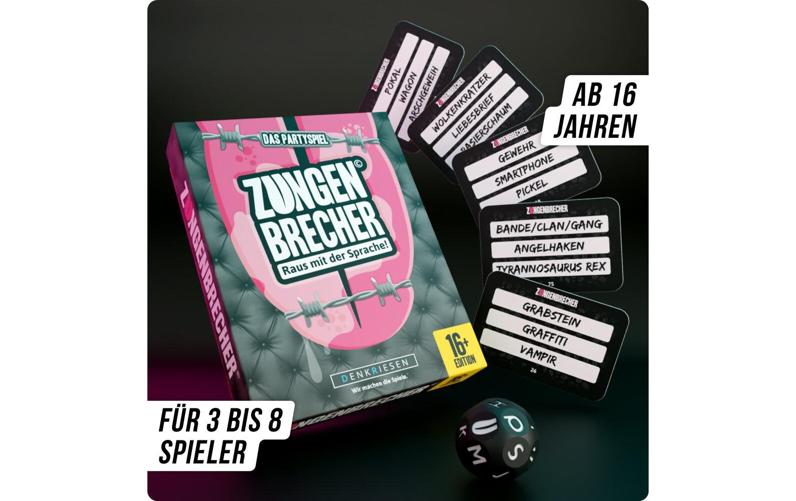 Denkriesen Partyspiel Zungenbrecher - «Raus mit der Sprache» -DE-