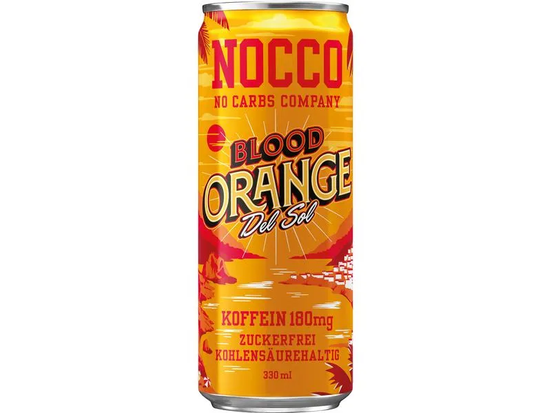 NOCCO Getränk BCAA Blood Orange Del Sol 24 x 0.33 l