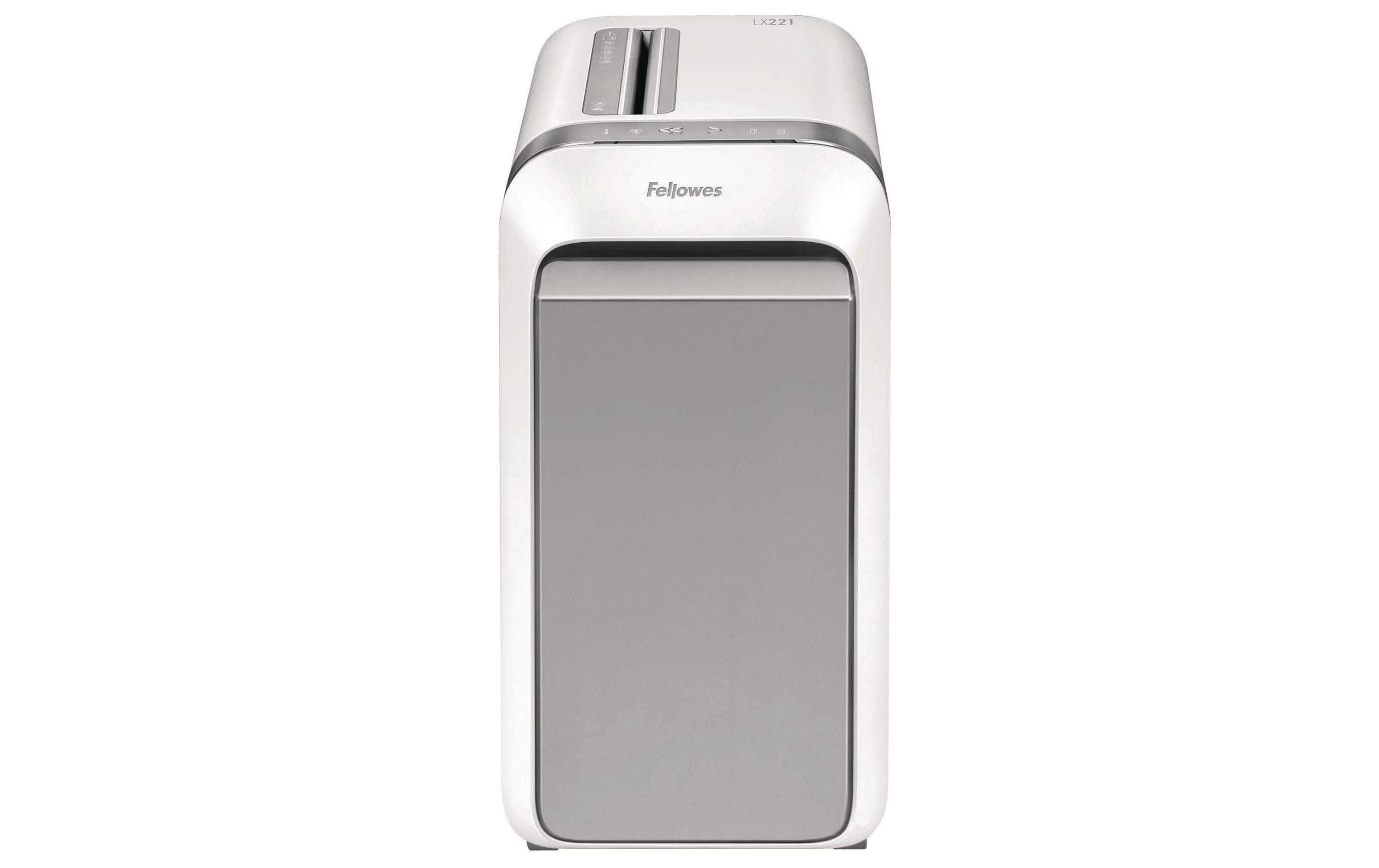 Fellowes Aktenvernichter LX221 P-5, 20 Seiten, Weiss