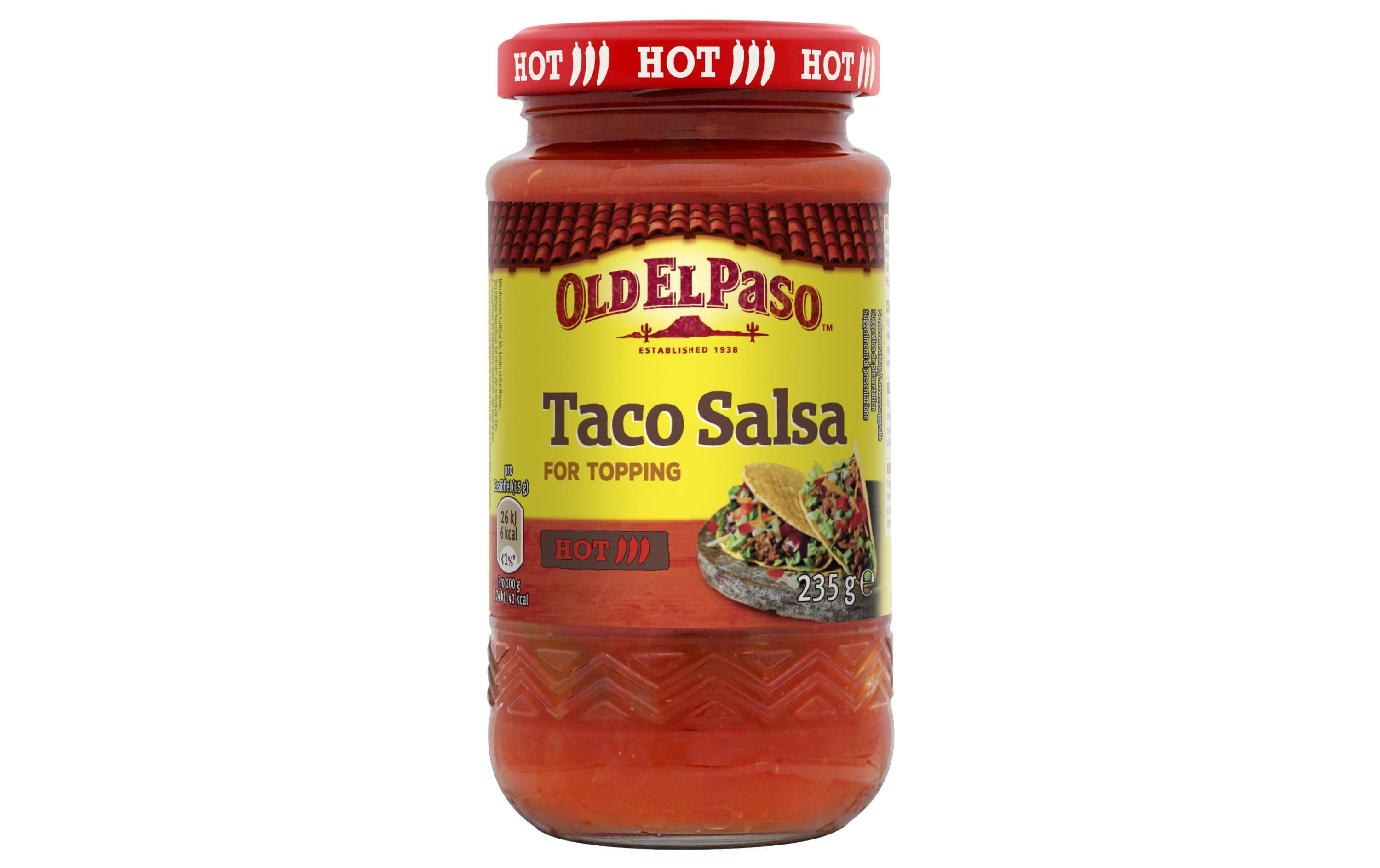 Old El Paso Hot Taco Salsa 235 g Old El Paso Hot Taco Salsa 235 g