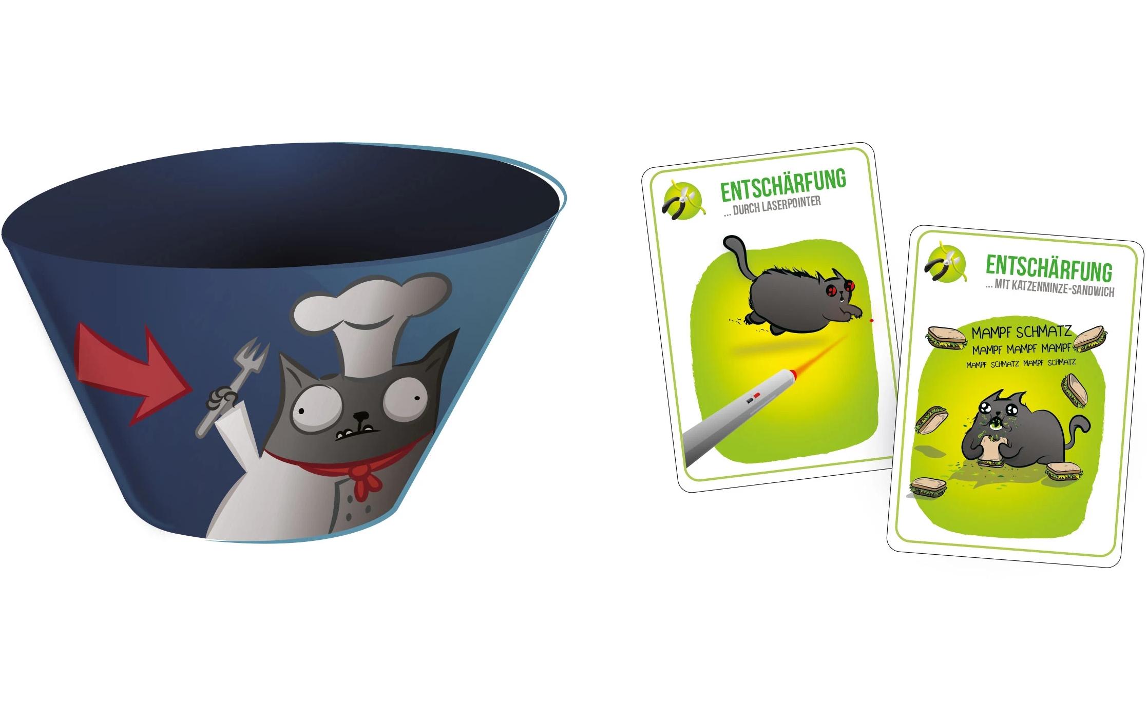 Asmodée Partyspiel Exploding Kittens: Recipes for Disaster