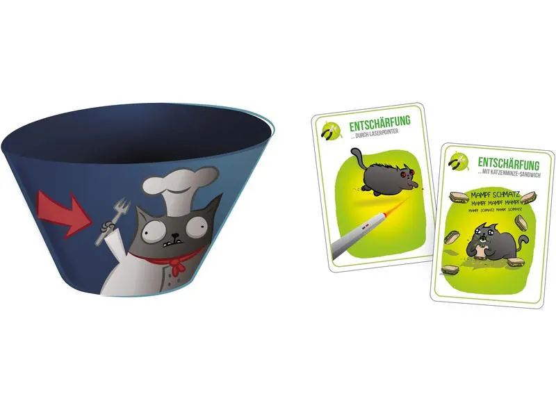 Asmodée Partyspiel Exploding Kittens: Recipes for Disaster