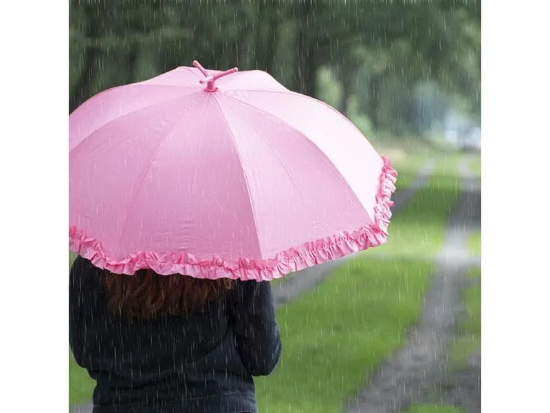 Esschert Design Schirm Flamingo Rosa