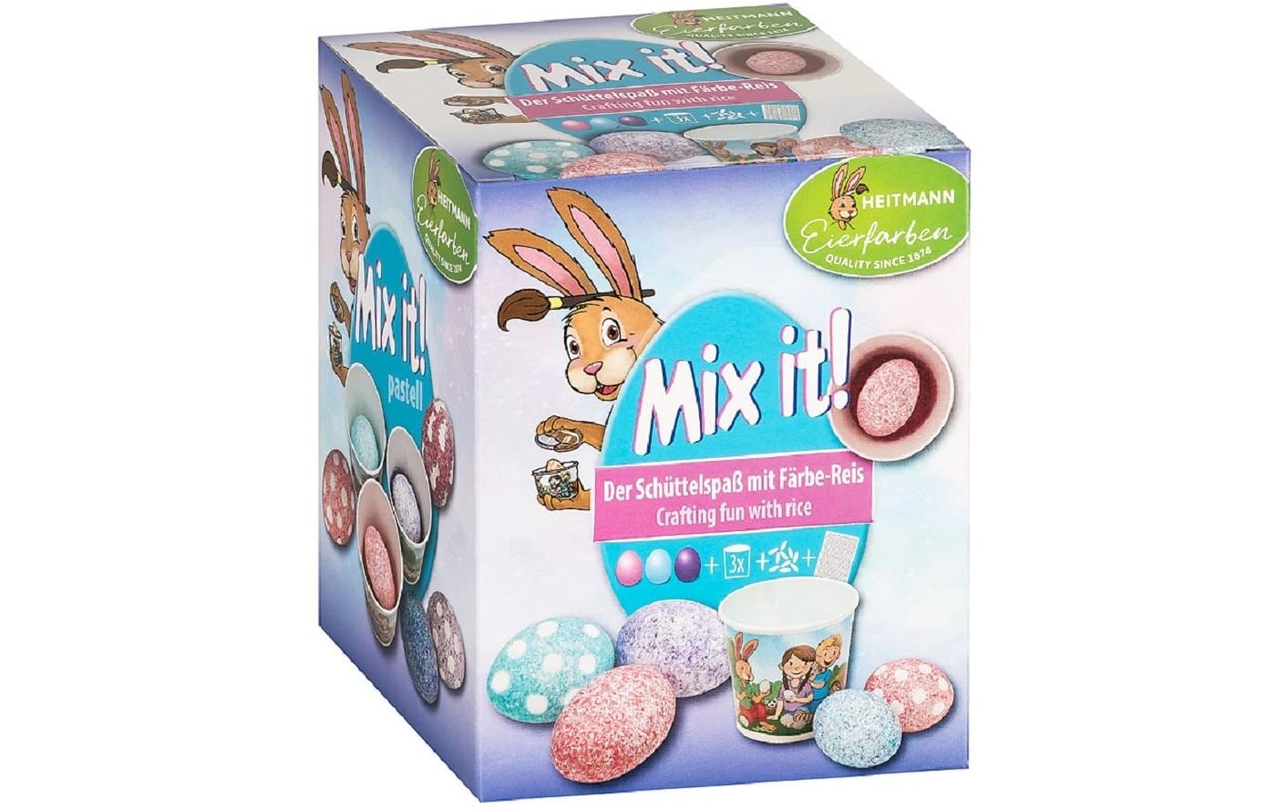 Brauns Heitmann Eierfarben Mix it Pastell 1 Stück, Mehrfarbig