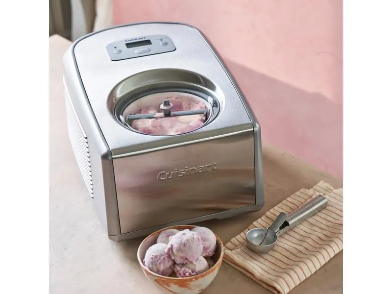 Cuisinart Glacemaschine Ice Cream & Gelato Professional 1.5 l, Silber