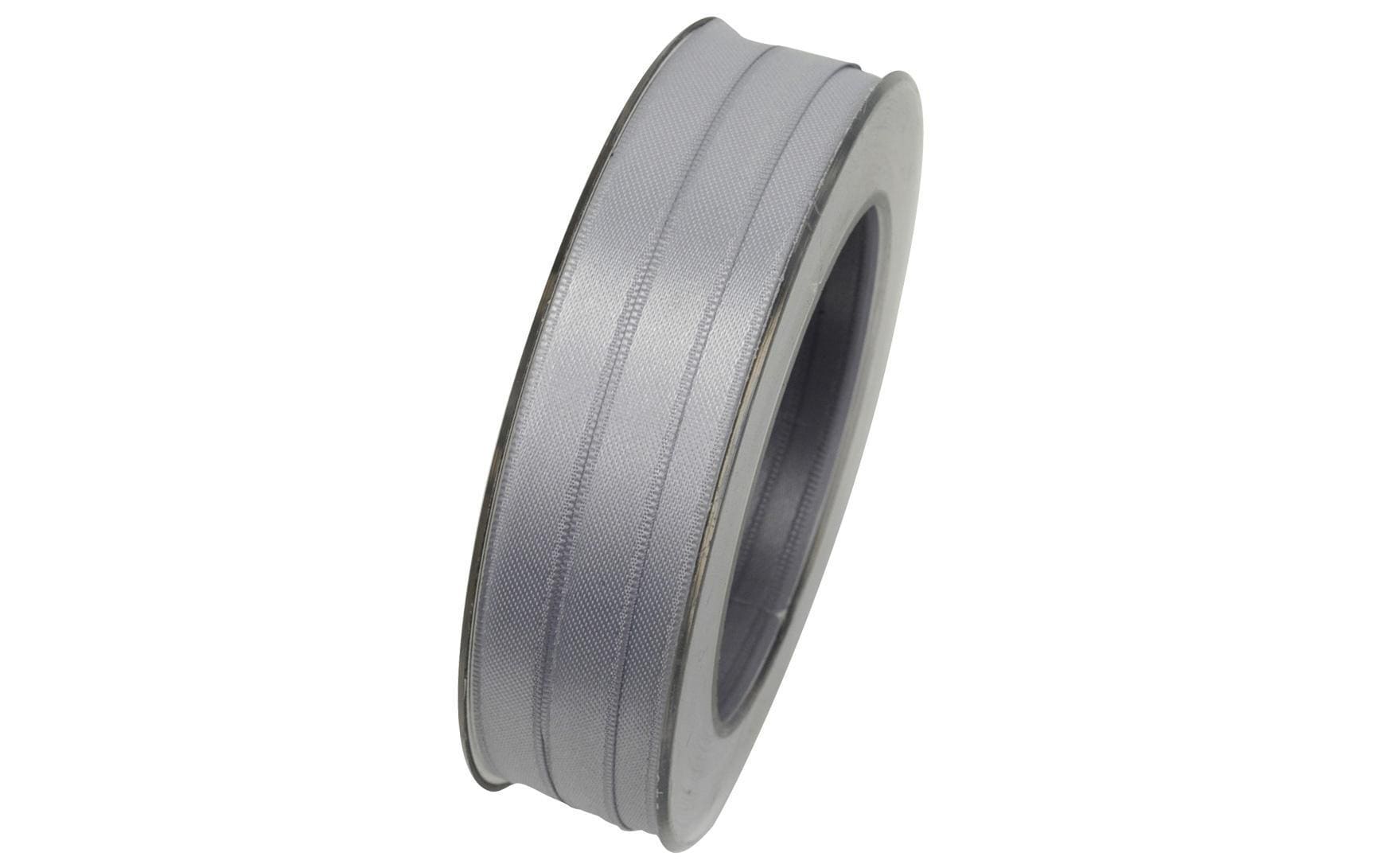 GOLDINA Satinband 10 mm x 25 m, Silber, 1 Stück GOLDINA Satinband 10 mm x 25 m, Silber, 1 Stück