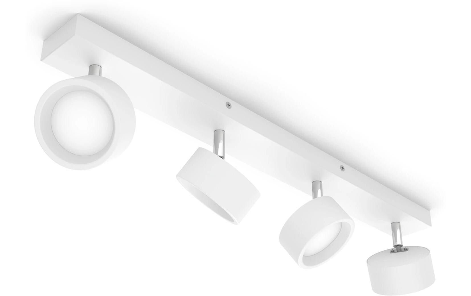 Philips Aufbauspot Bracia 4 x 5.5W 2700K Weiss