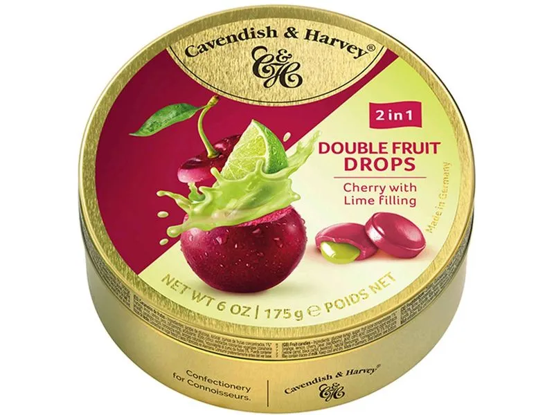 Cavendish & Harvey Double Fruit Drops 175 g Cavendish & Harvey Double Fruit Drops 175 g