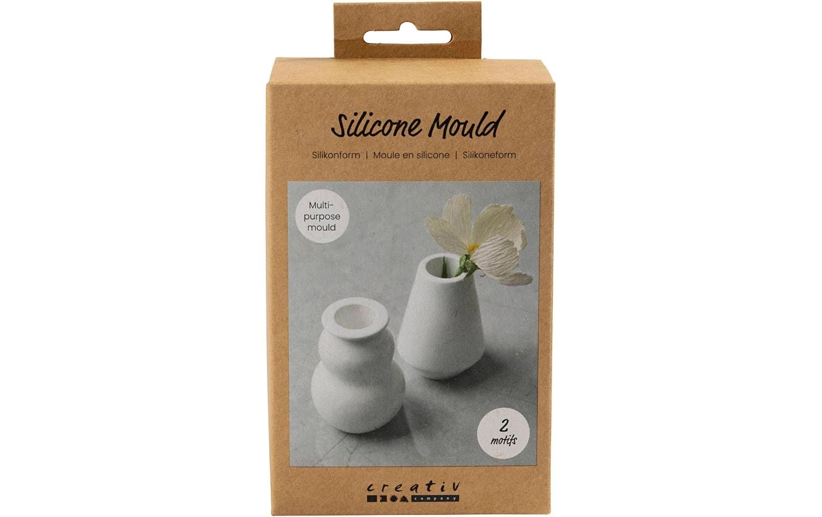 Creativ Company Silikonform Vase und Kerzenhalter