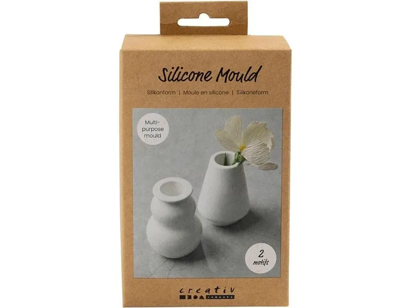 Creativ Company Silikonform Vase und Kerzenhalter