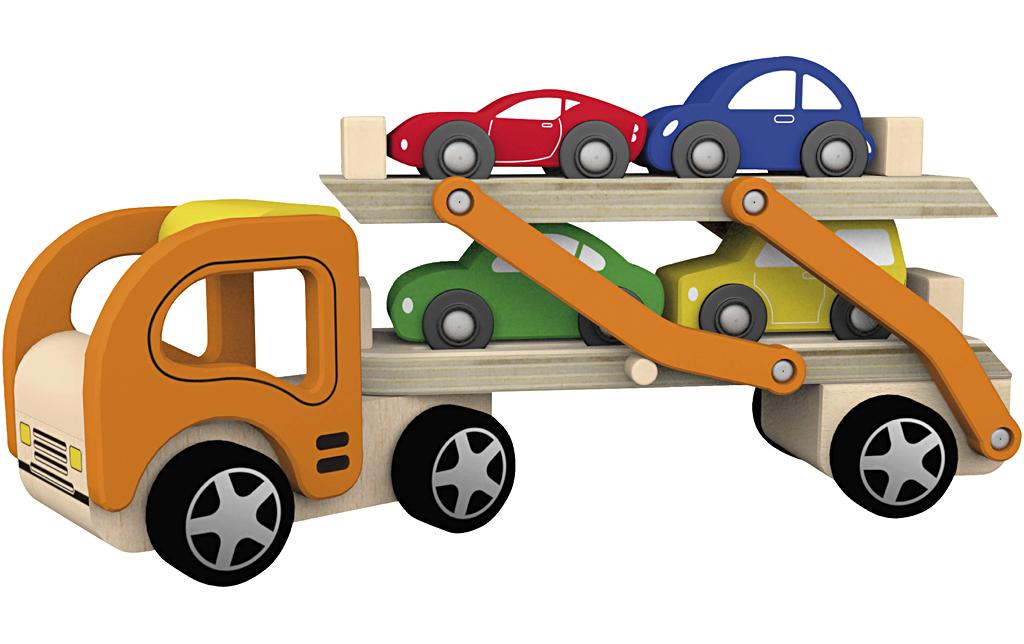 Viga Spielzeugfahrzeug Autotransporter