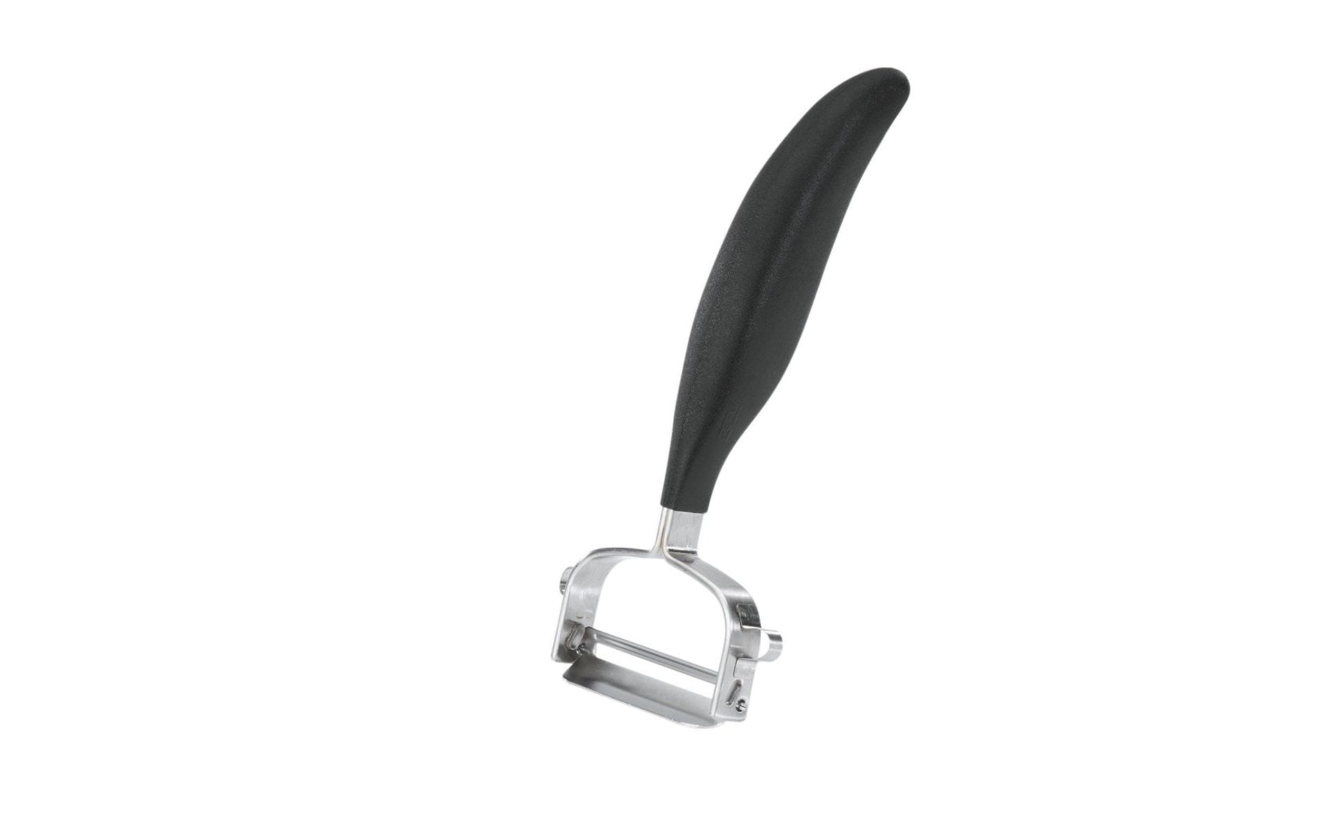 GEFU Sparschäler Universale 15.1 cm, Schwarz/Silber