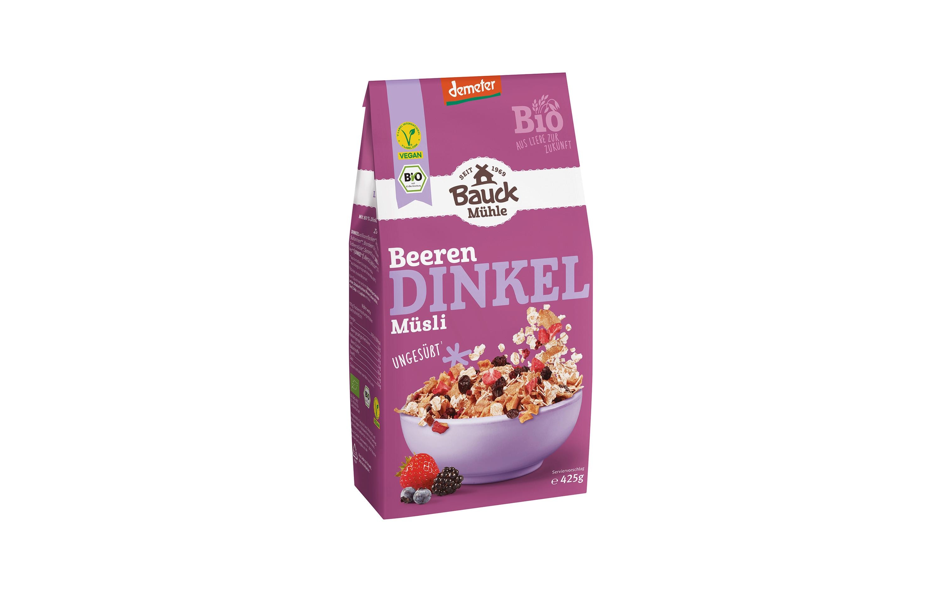 Bauck Mühle Müesli Dinkel Beere 425 g