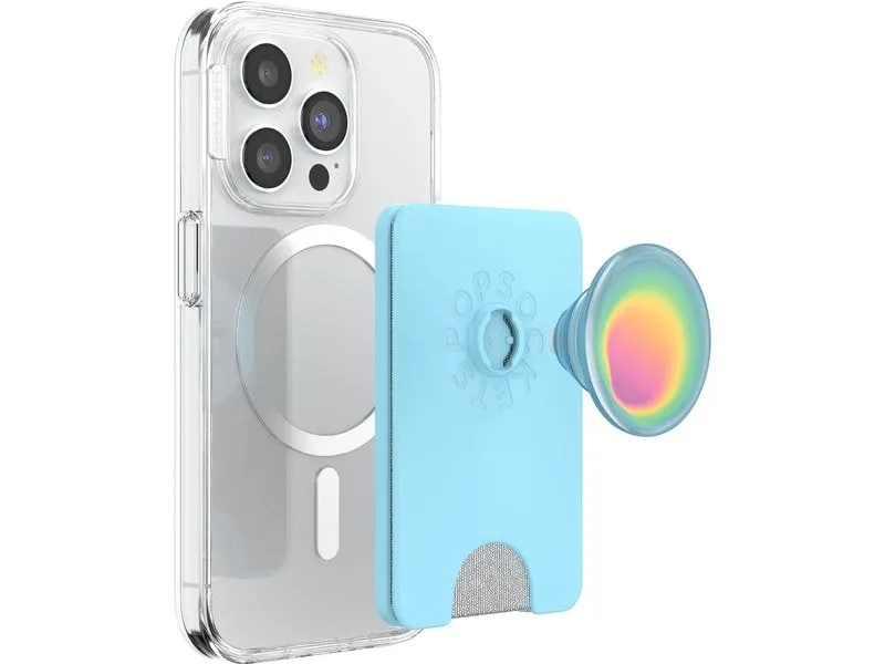 PopSockets PopWallet + Magsafe Butterfly Pea Blue Boca Aura PopSockets PopWallet + Magsafe Butterfly Pea Blue Boca Aura