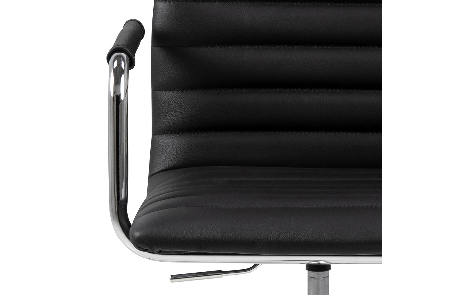 AC Design Bürostuhl Winslow, mit Polsterrücken und Armlehnen, Schwarz