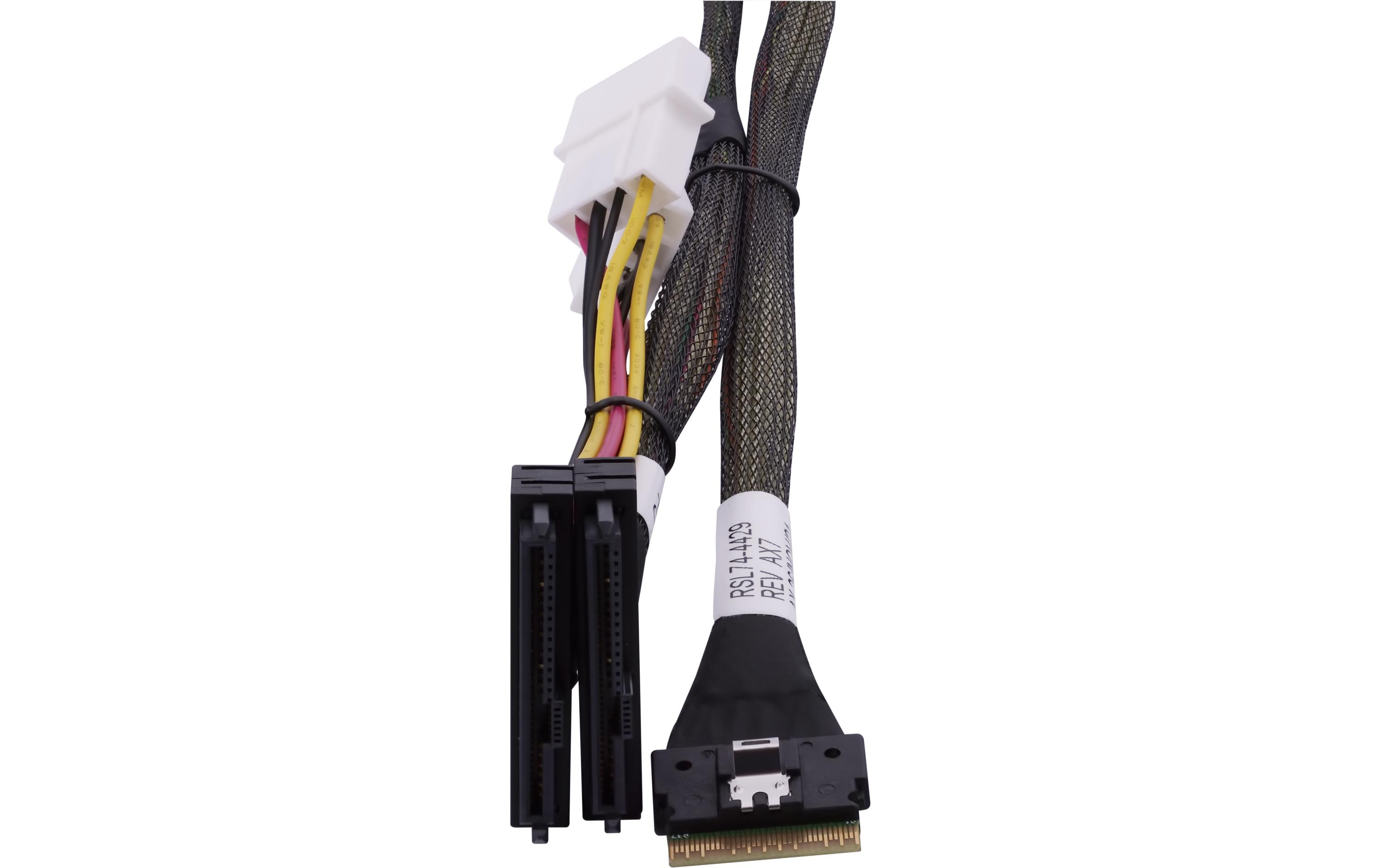 Adaptec Slim-SAS-Kabel ACK-I-SlimSASx8-2SFF-8639x4-U.3-0.8M 80 cm