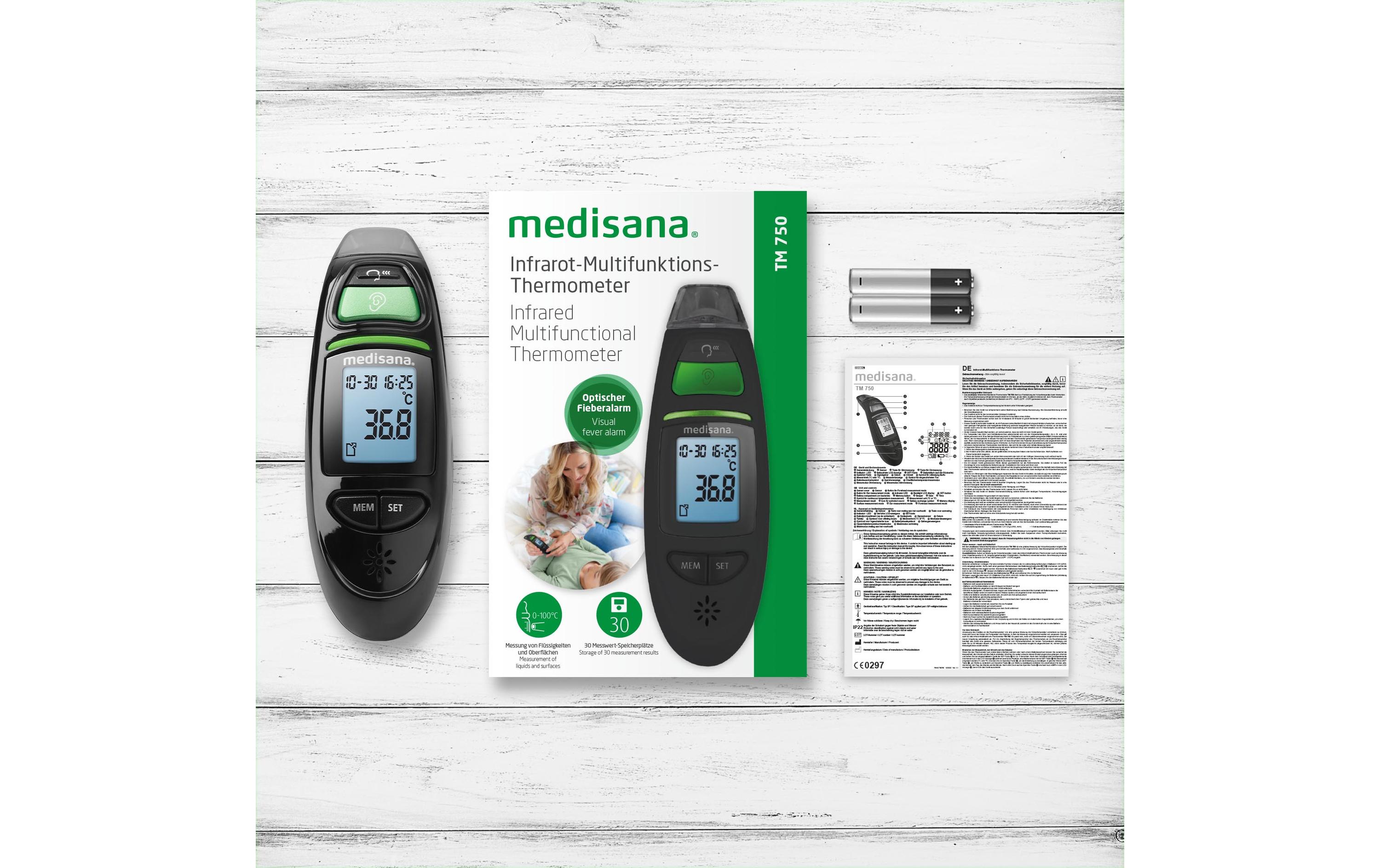Medisana Infrarot-Fieberthermometer TM750 BL