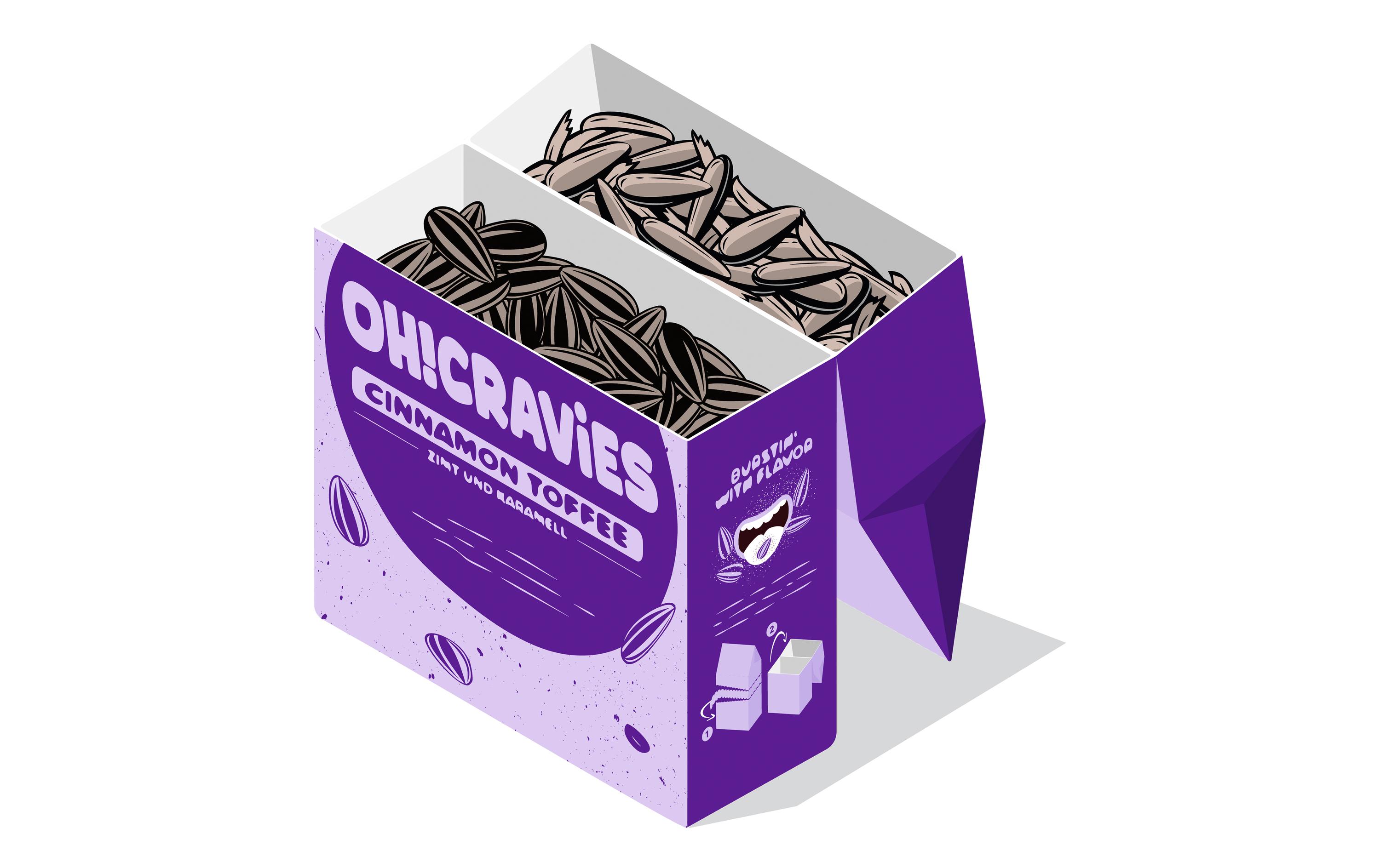 Cravies Sonnenblumenkerne Grilled Onion 60 g