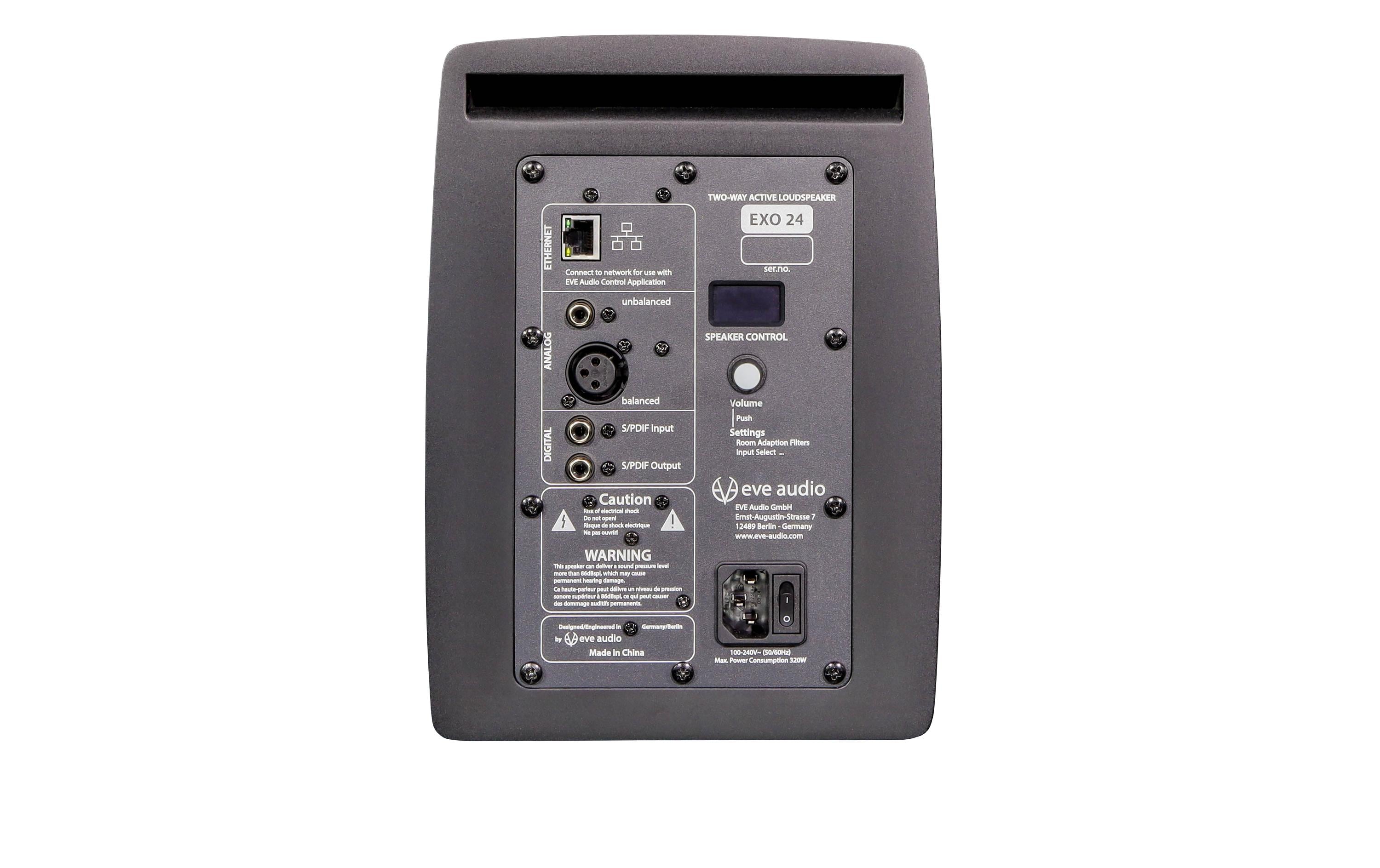 EVE Audio Studiomonitor EXO24, Schwarz