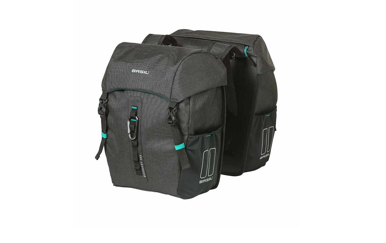 BASIL Doppelseitentasche Discovery M Schwarz BASIL Doppelseitentasche Discovery M Schwarz