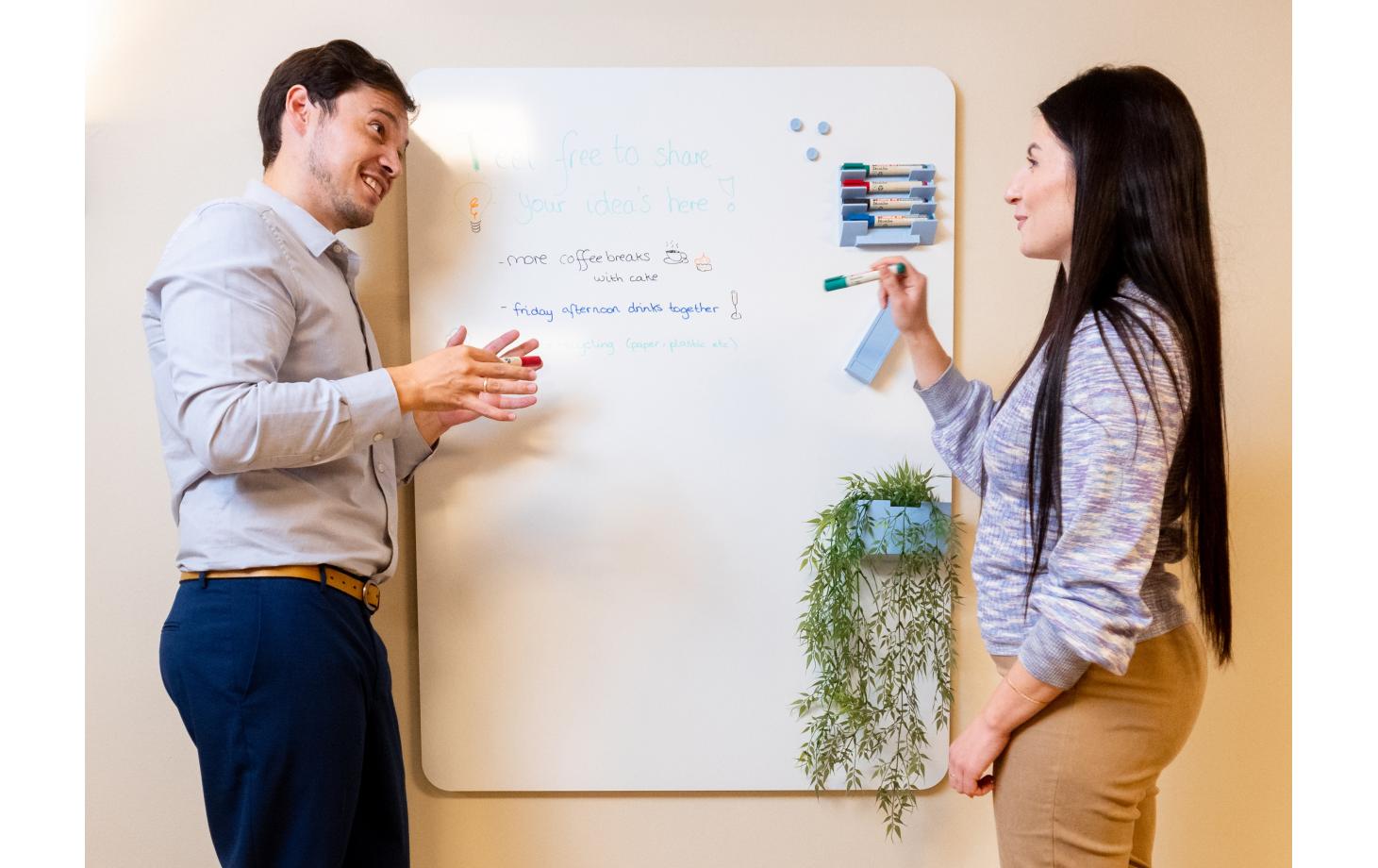 Legamaster Haftmagnet 20 mm Taupe, 10 Stück