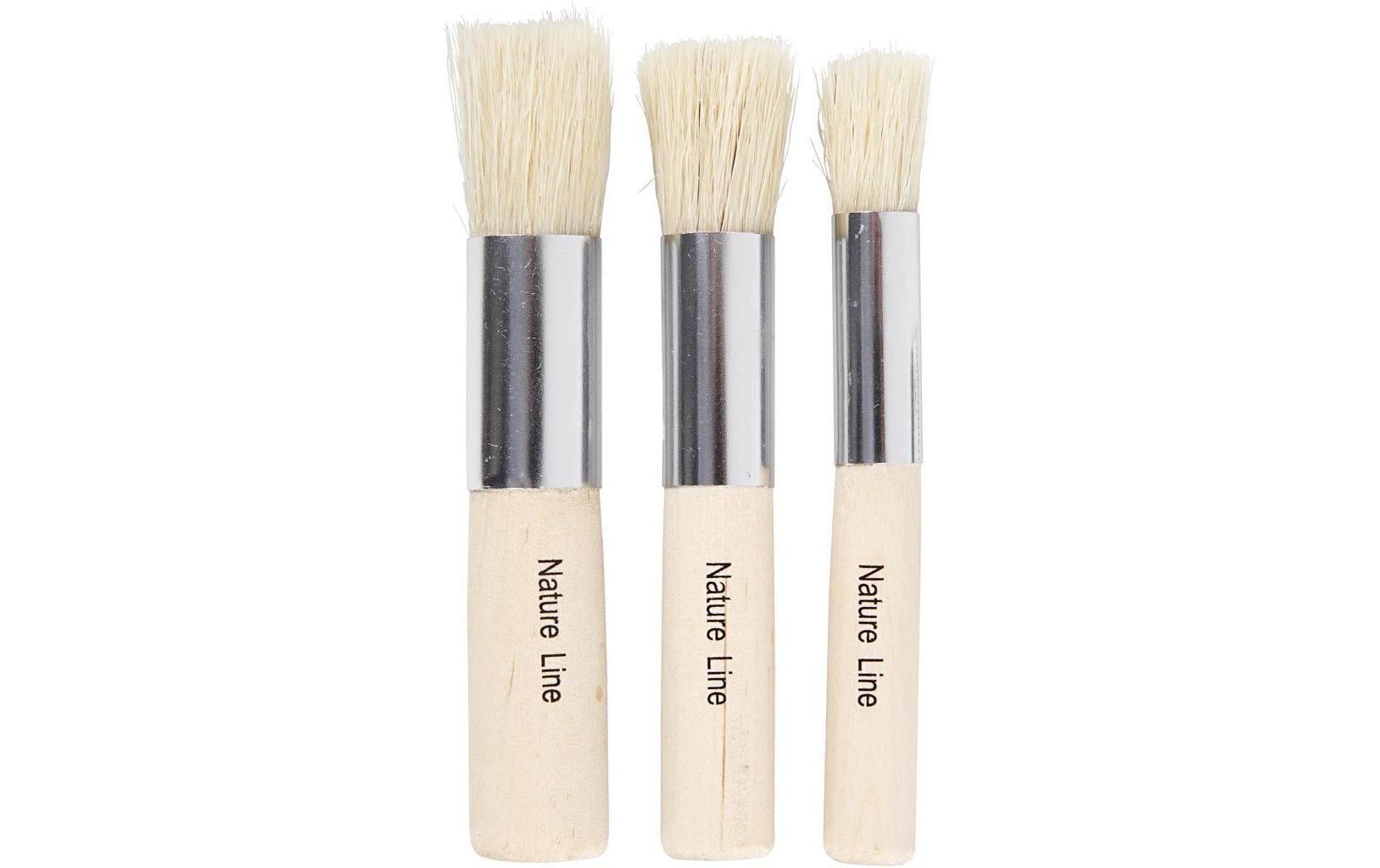 Creativ Company Borstenpinsel Schablonier 3 Stück Creativ Company Borstenpinsel Schablonier 3 Stück