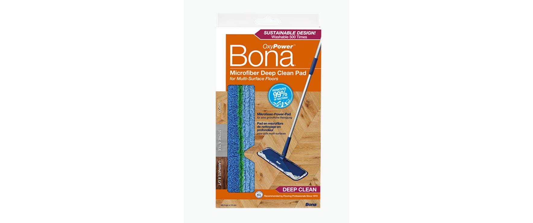 Bona Mikrofaser Deep Clean Pad Blau