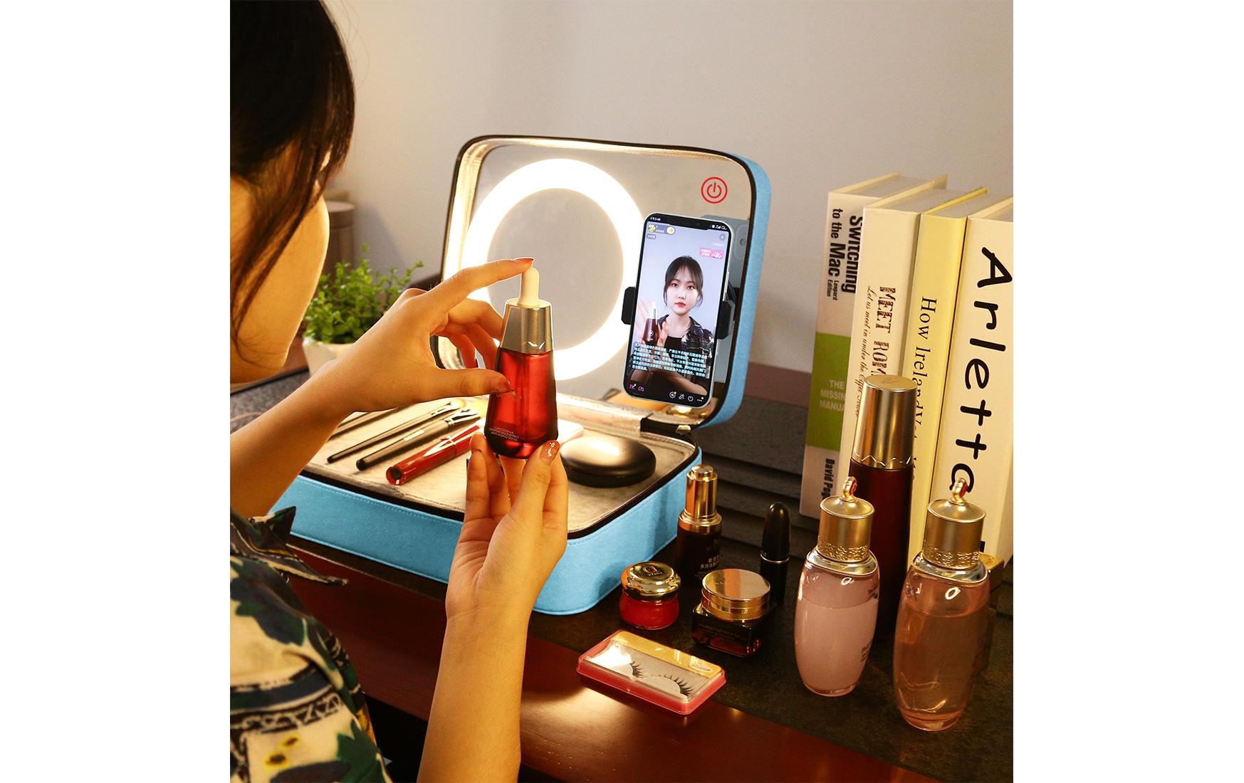 Puluz Kosmetikbox mit Ringlicht 20 cm