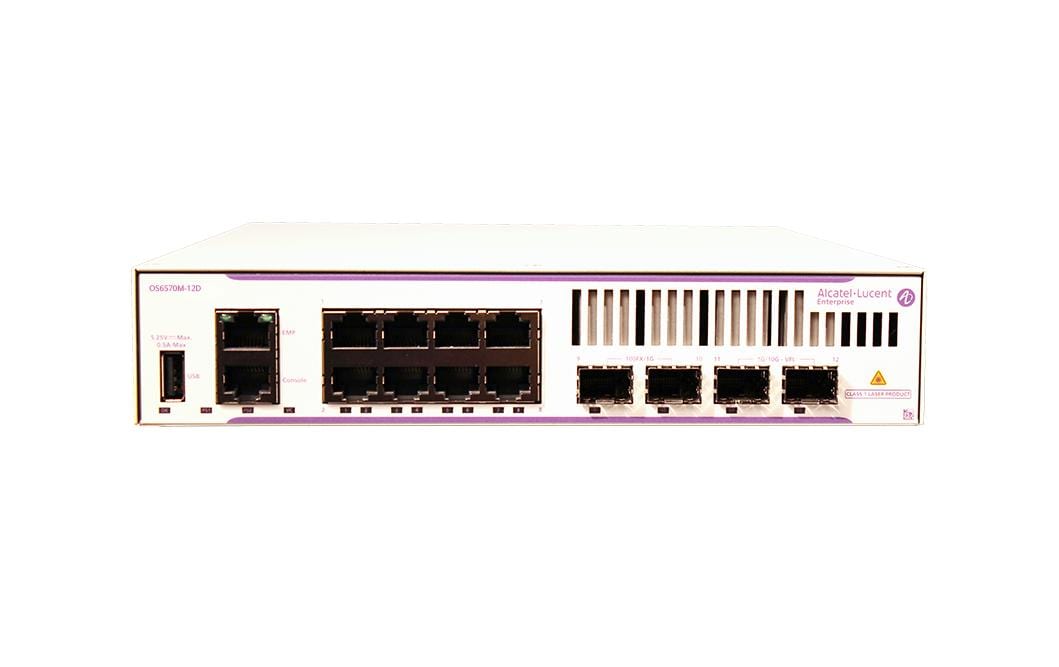 Alcatel-Lucent Switch OmniSwitch OS6570M-12 12 Port