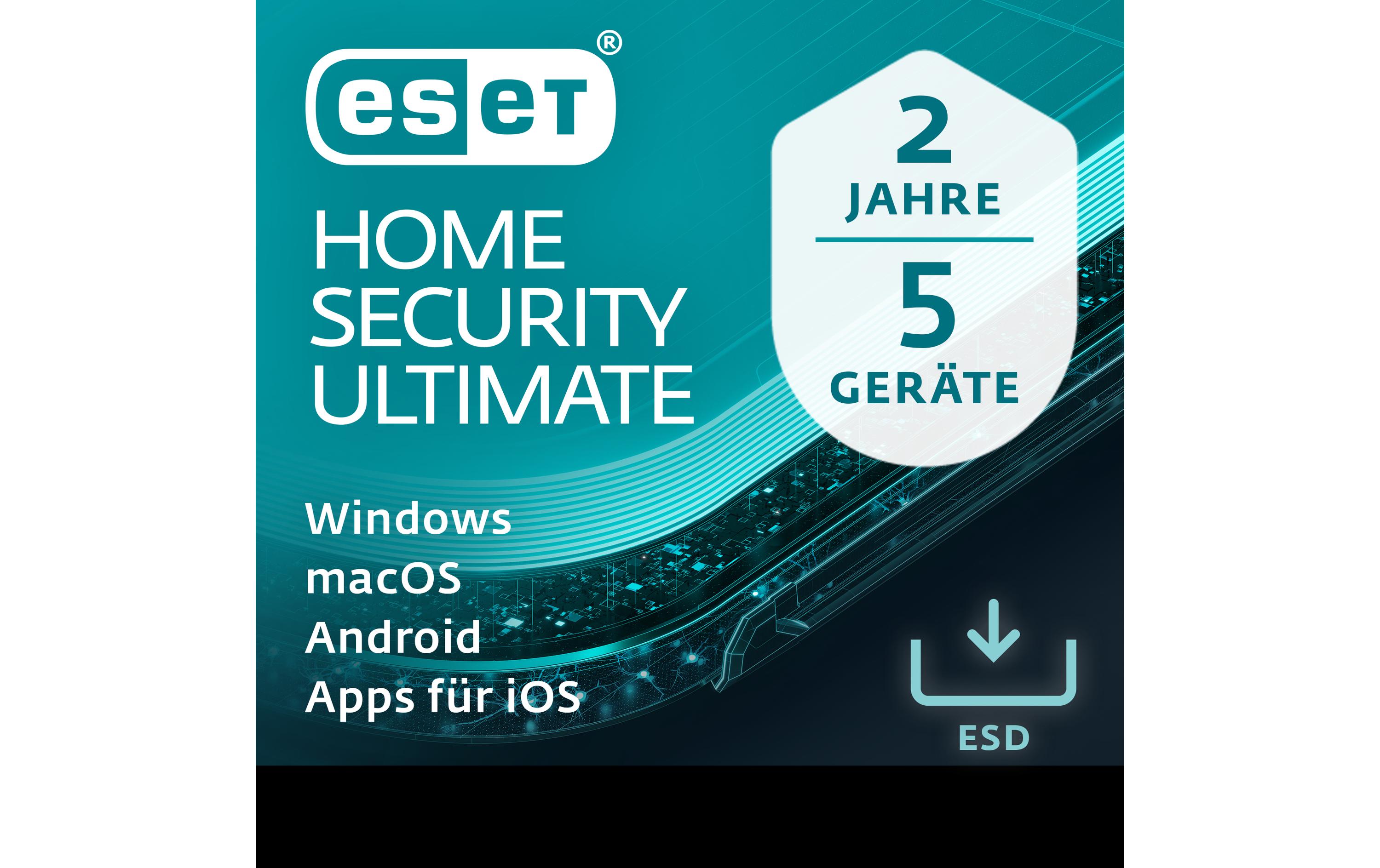 ESET HOME Security Ultimate ESD, Vollversion, 5 User, 2 Jahre ESET HOME Security Ultimate ESD, Vollversion, 5 User, 2 Jahre