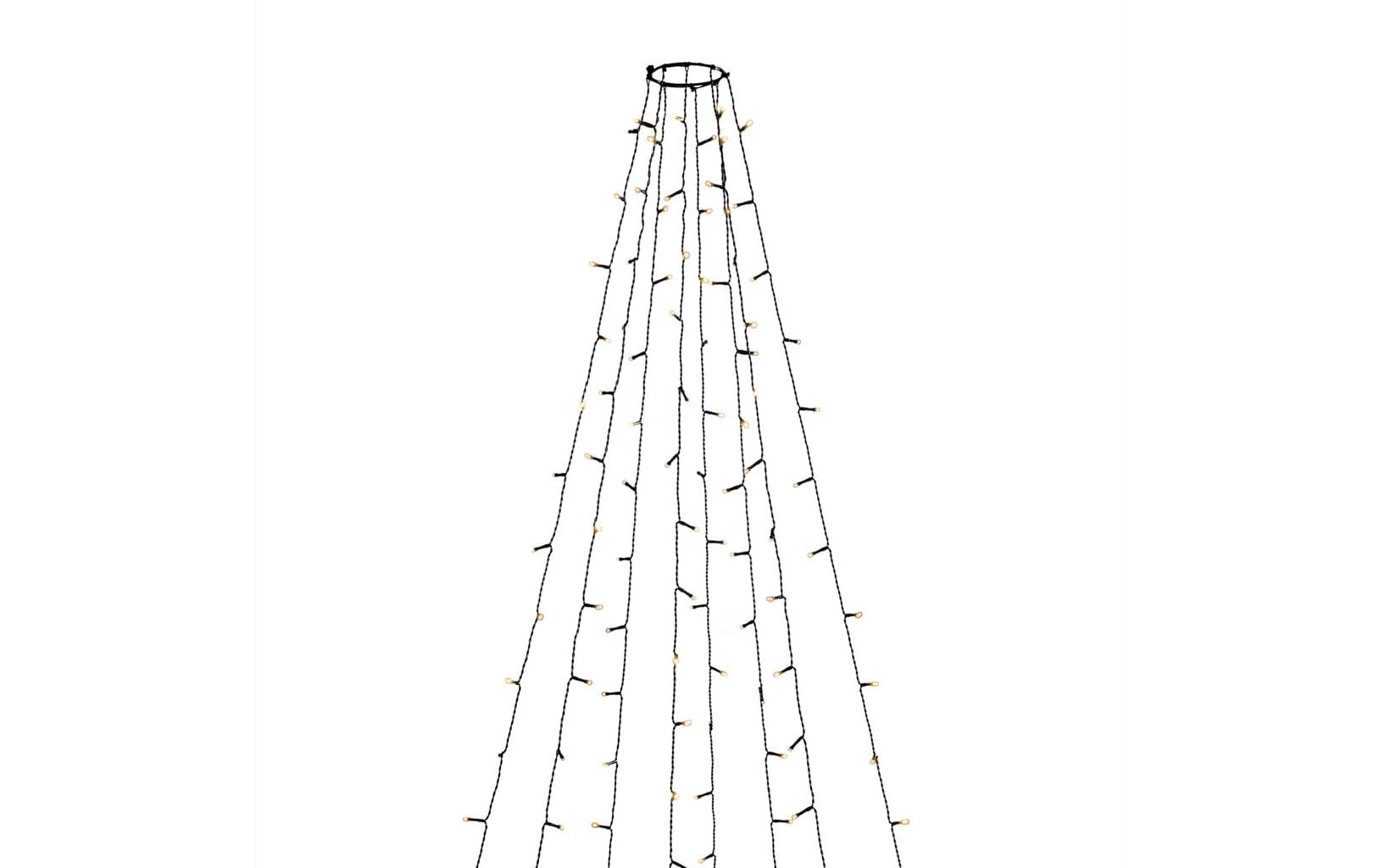 Konstsmide LED Baummantel mit Ring, 400 LED, 4 m, Outdoor