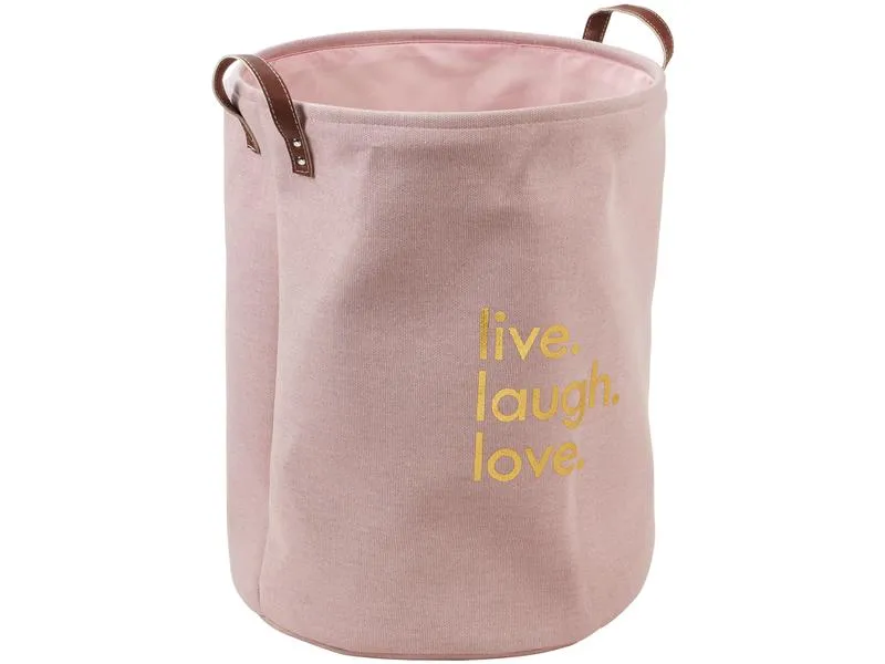 diaqua® Wäschekorb Words 59 l, Rosa diaqua® Wäschekorb Words 59 l, Rosa