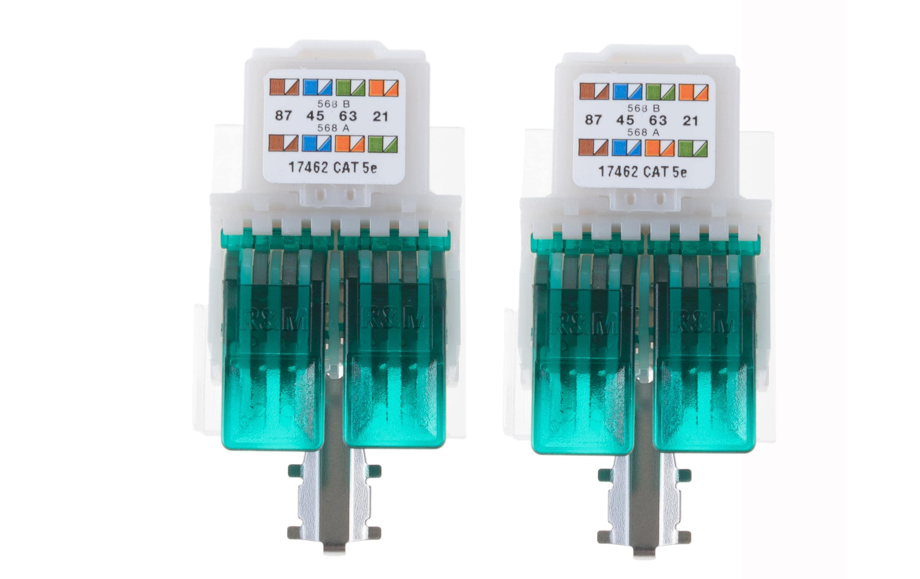 Feller EDIZIOdue Netzwerkdose UP 2x RJ45 Kat. 5e ungeschirmt