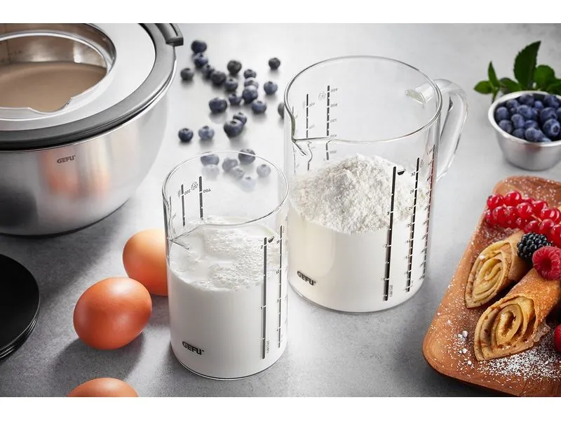 GEFU Messbecher Meti 2-teilig, 15 dl, Transparent