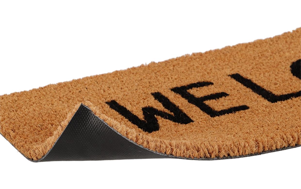 Esschert Design Fussmatte «Welcome» 25 cm x 75 cm