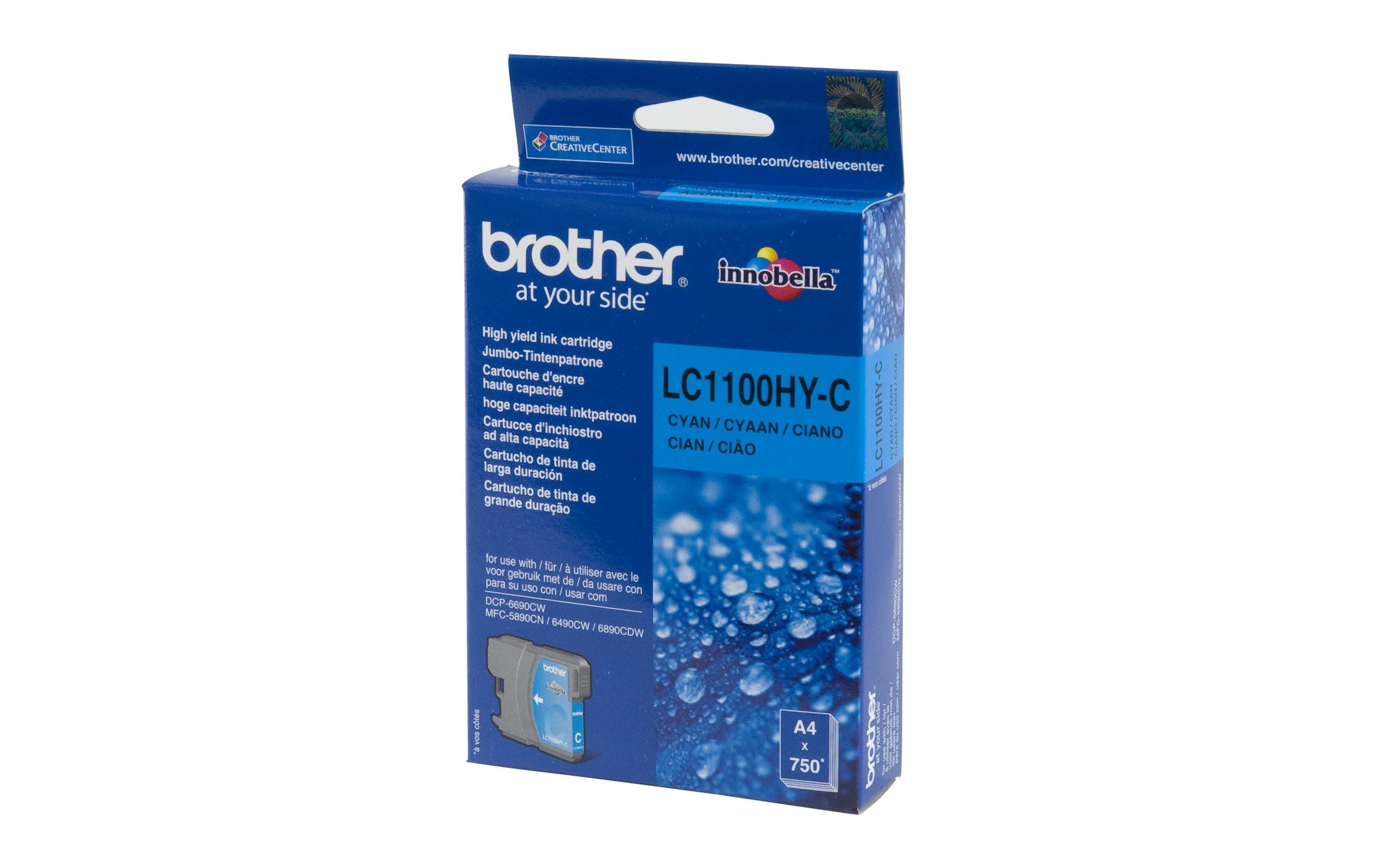 Brother Tinte LC-1100HYC Cyan Brother Tinte LC-1100HYC Cyan