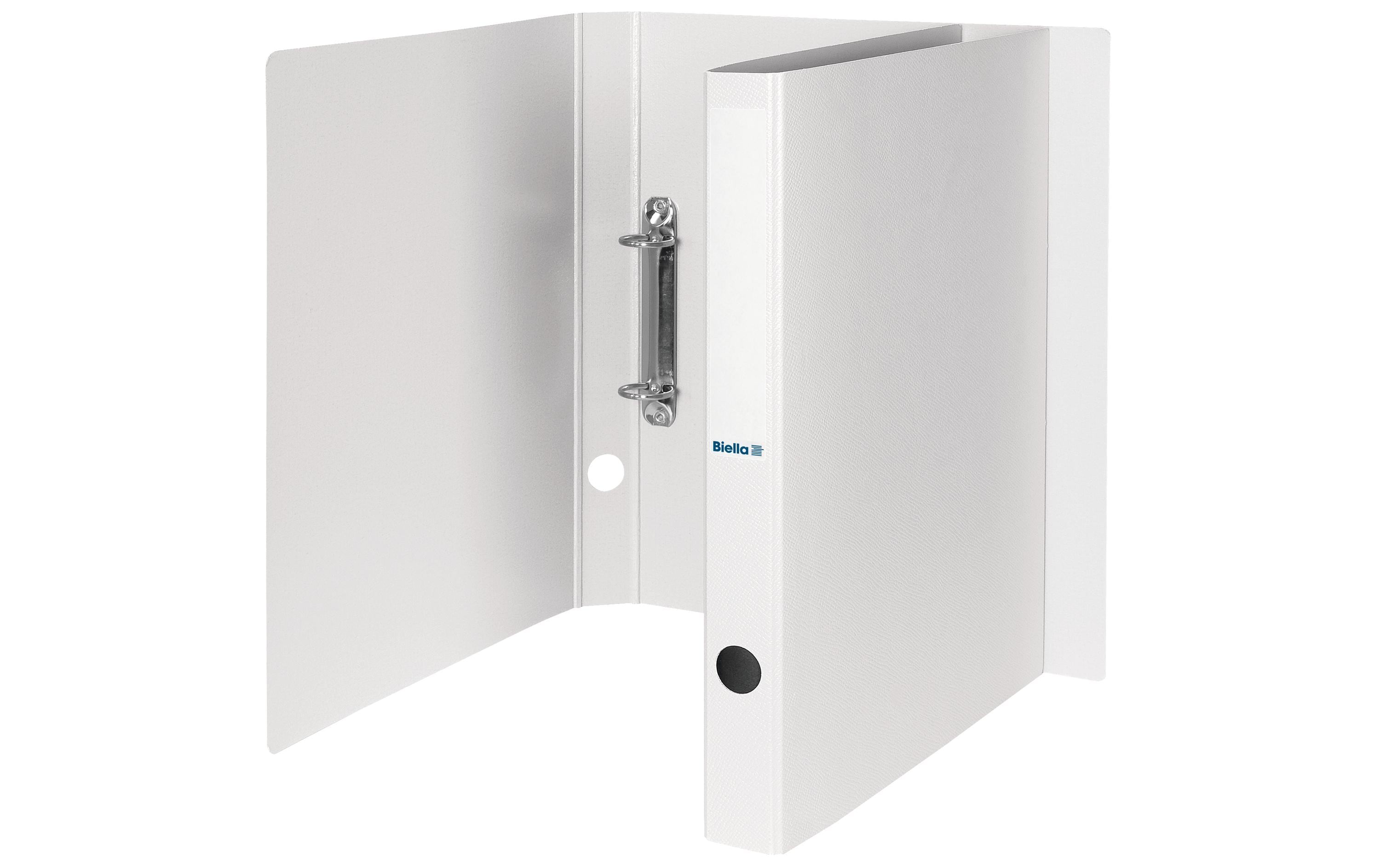 Biella Ringbuch Viria A4 3.1 cm, Weiss