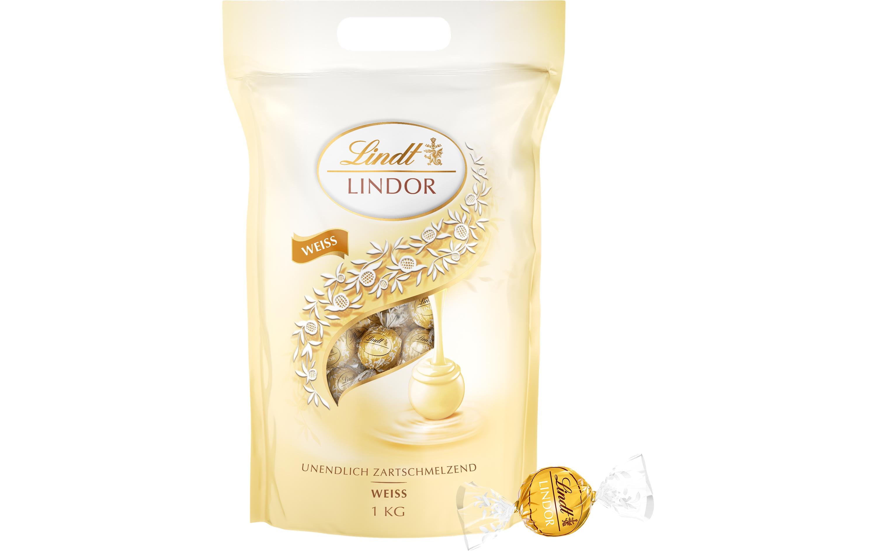 Lindt Schokoladen-Pralinen Lindor Kugeln White 1000 g Lindt Schokoladen-Pralinen Lindor Kugeln White 1000 g