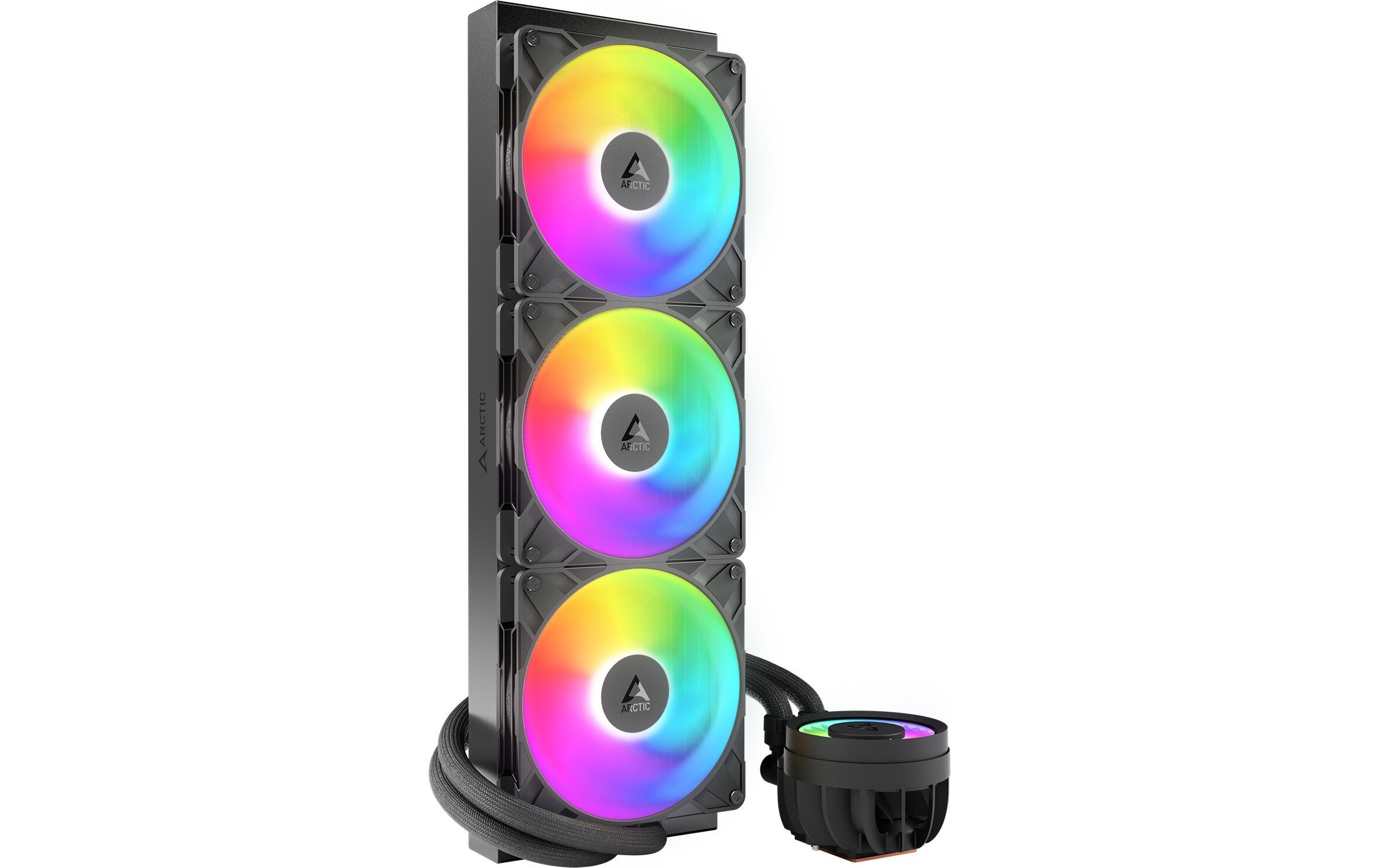 Arctic Cooling Wasserkühlung Liquid Freezer III Pro 420 A-RGB Schwarz