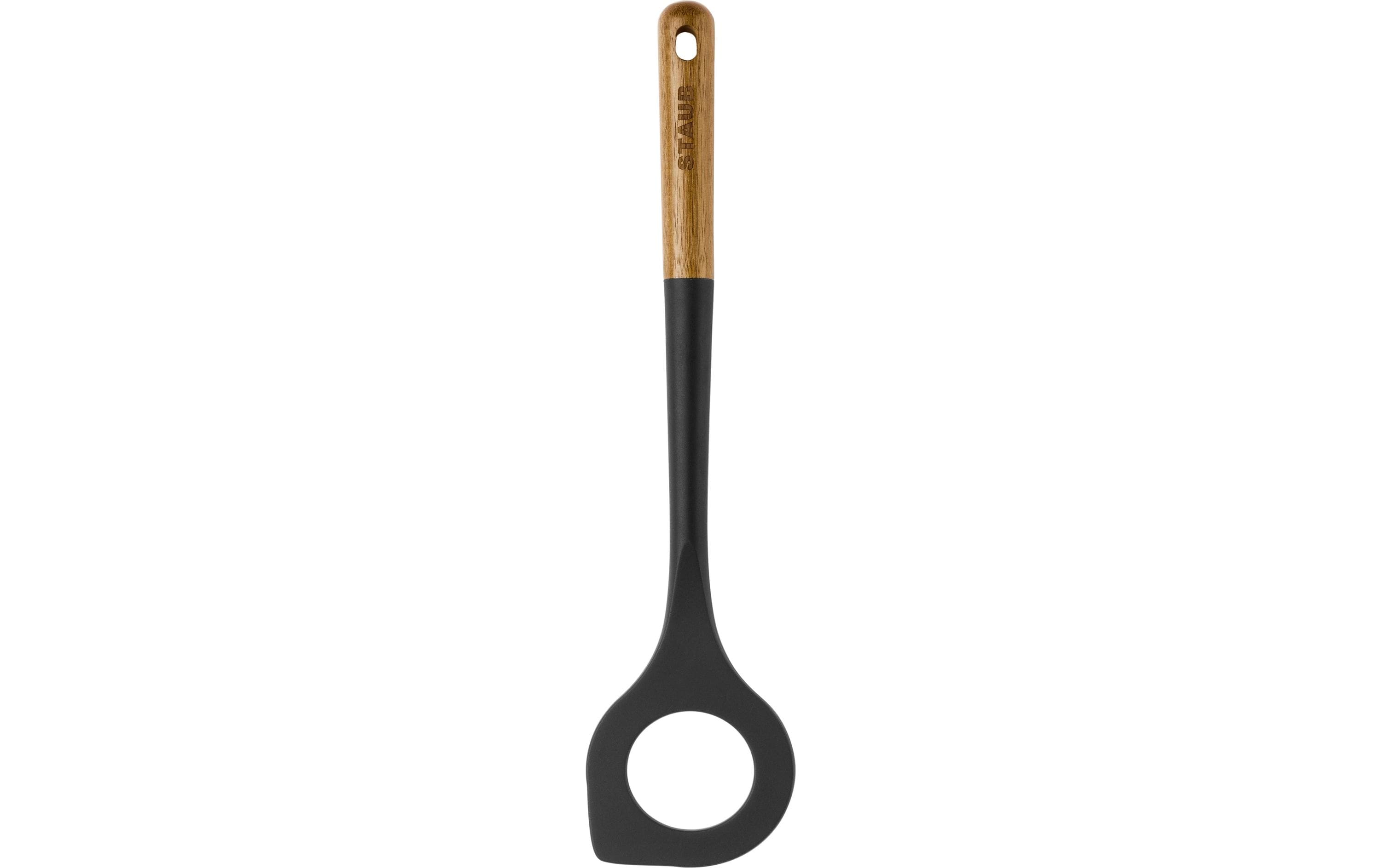 Staub Kochlöffel mit Loch Braun/Schwarz